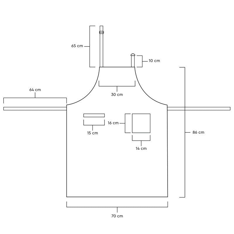 cotton apron