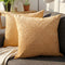 Embossed Velvet Gold Cushion Cover (Pack of 2)