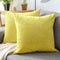 Embossed Velvet Pale Lime Cushion Cover (Pack of 2)