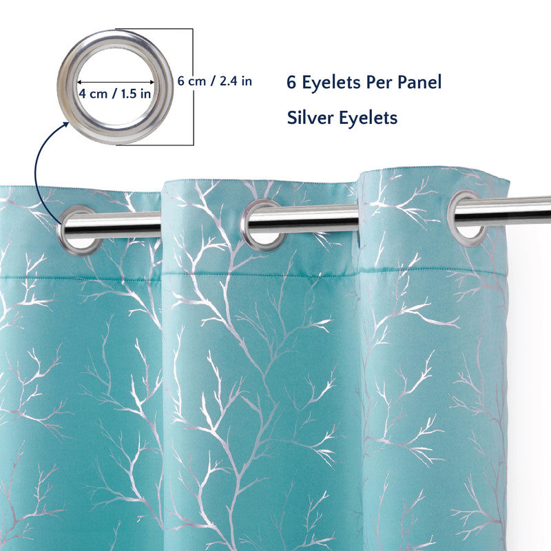 blackout polyester long door curtains