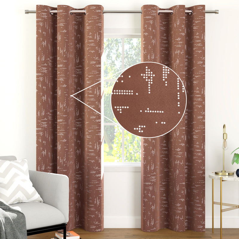 blackout polyester long door curtains