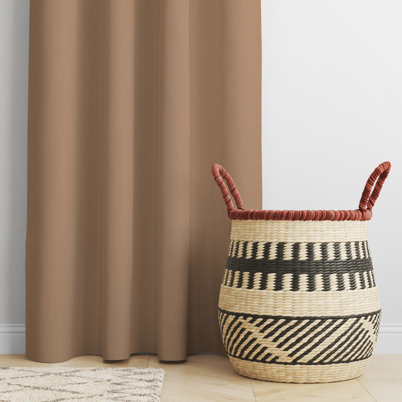 cotton long door curtain