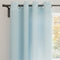 Canvas Ice Blue Curtain (Pack of 1)