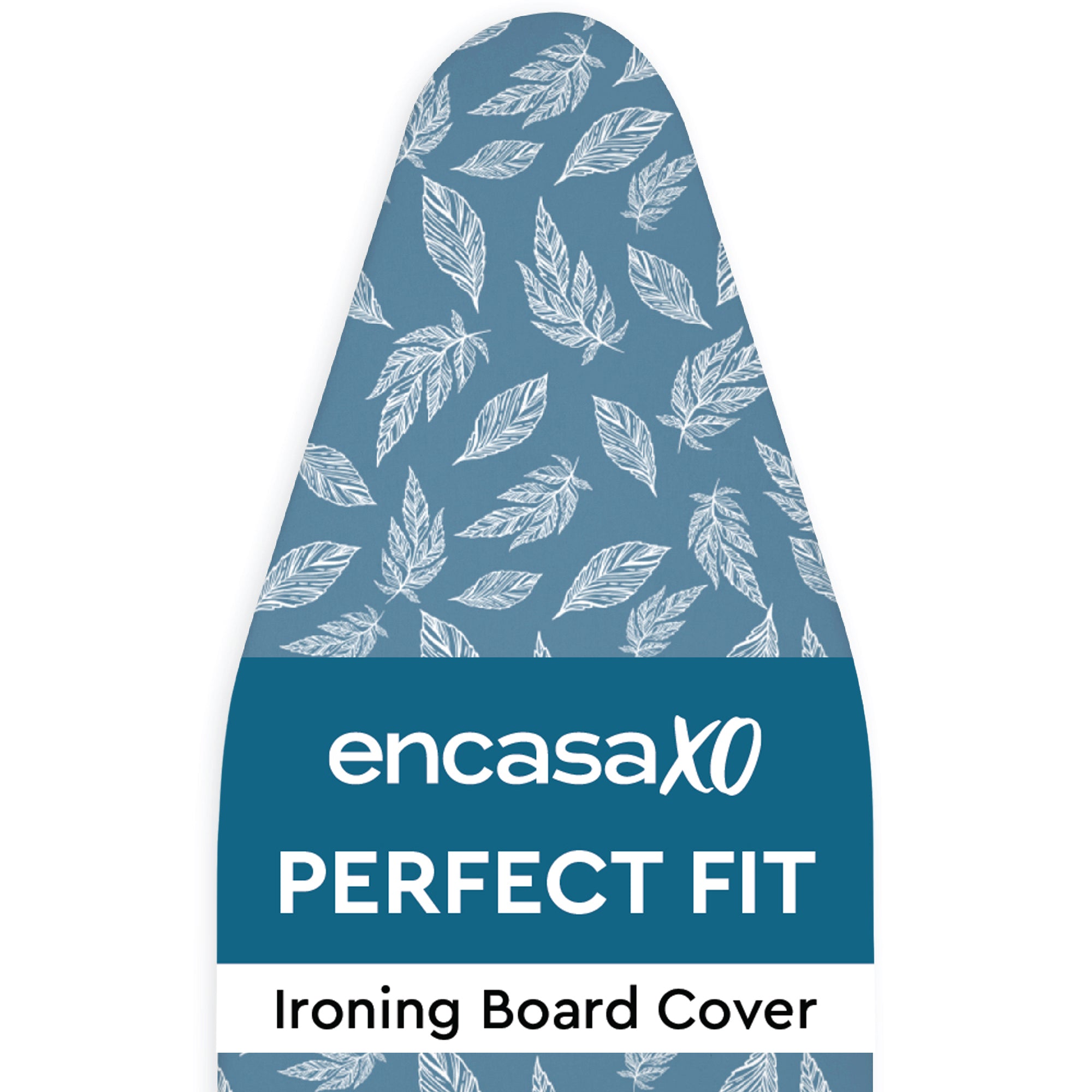Big Leaves Blue Ironing Board Cover