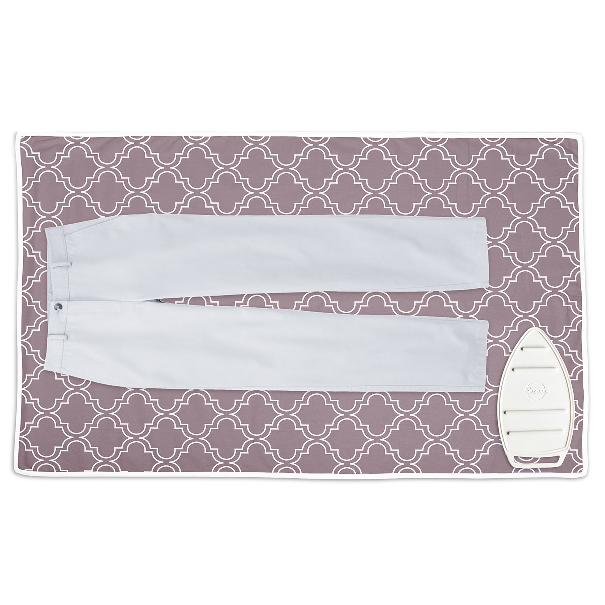 20s Sheeting Mauve Tiles Ironing Mat (Pack of 1)