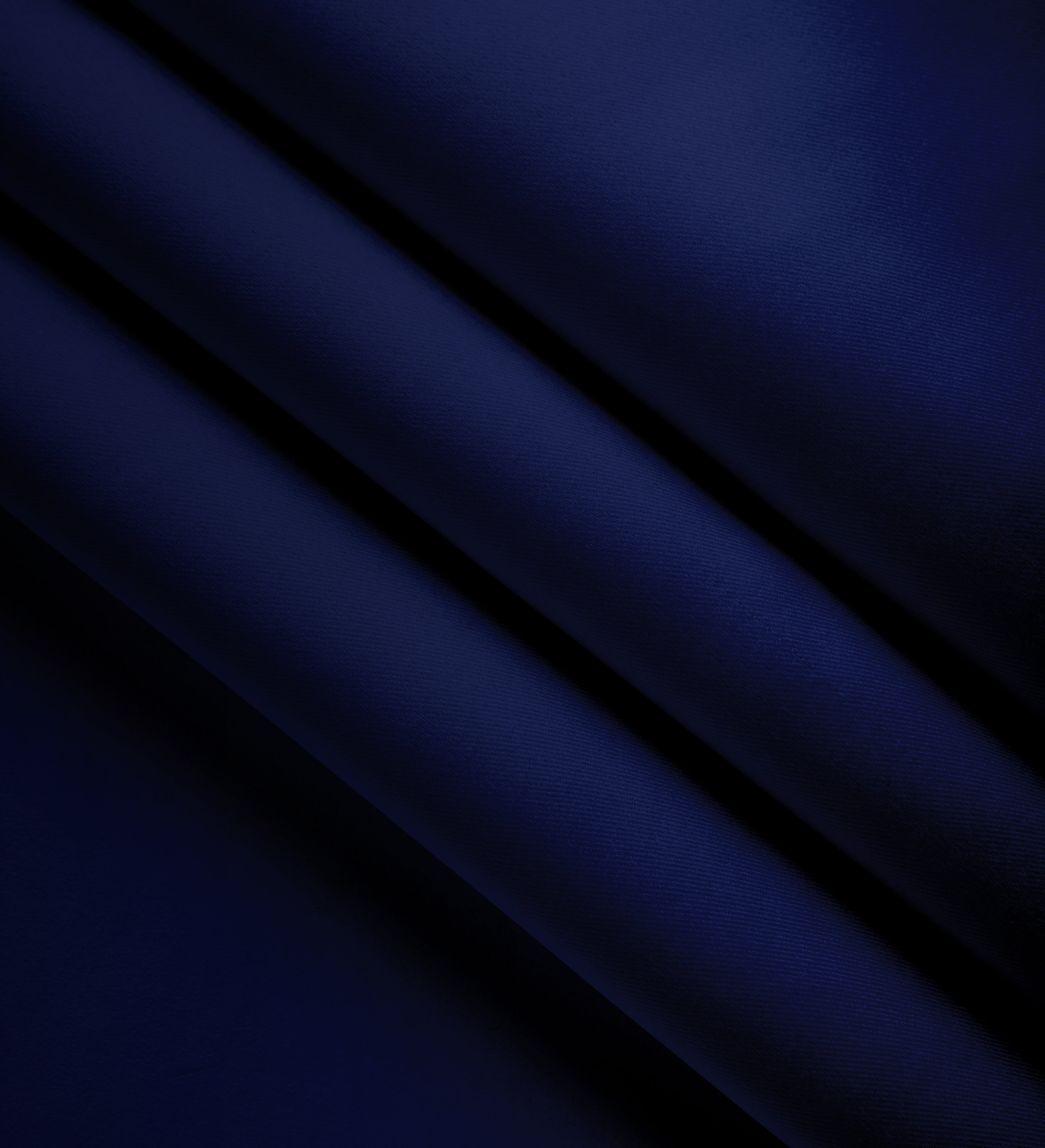 Polyester Solid Navy Blue Fabric (1 Meter)