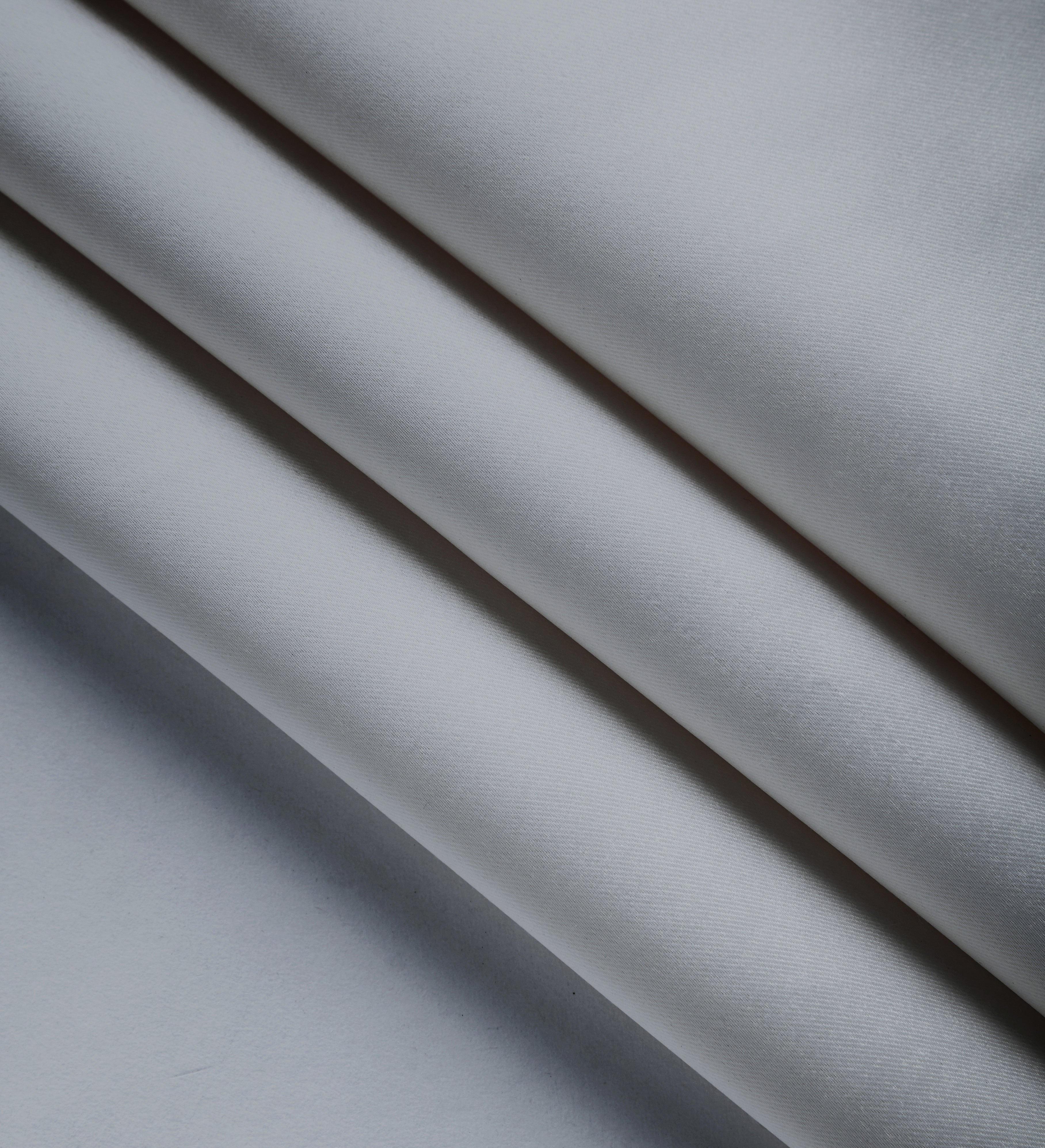Polyester Solid Light Grey Fabric (1 Meter)
