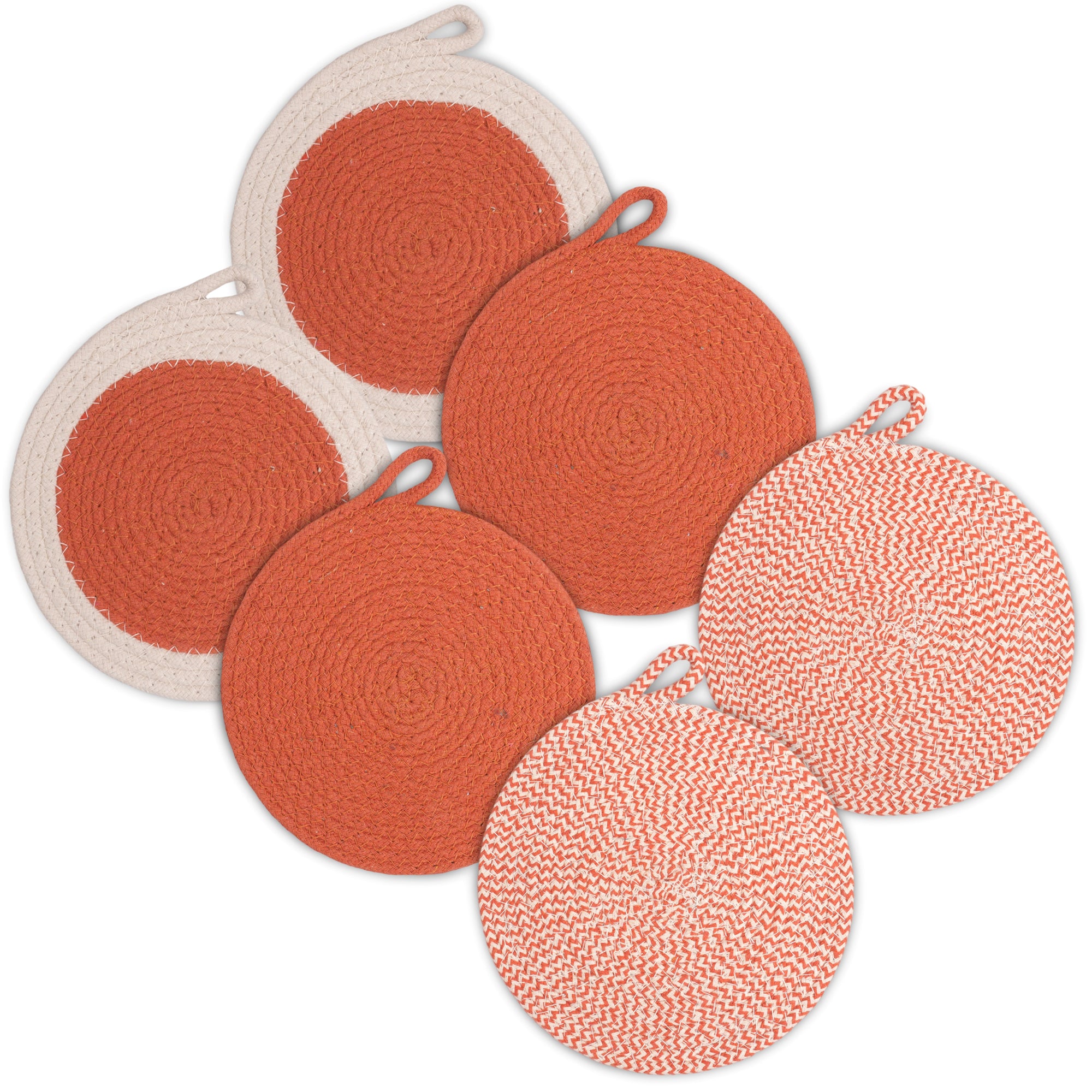 Cotton Coral Multi Combo Trivet