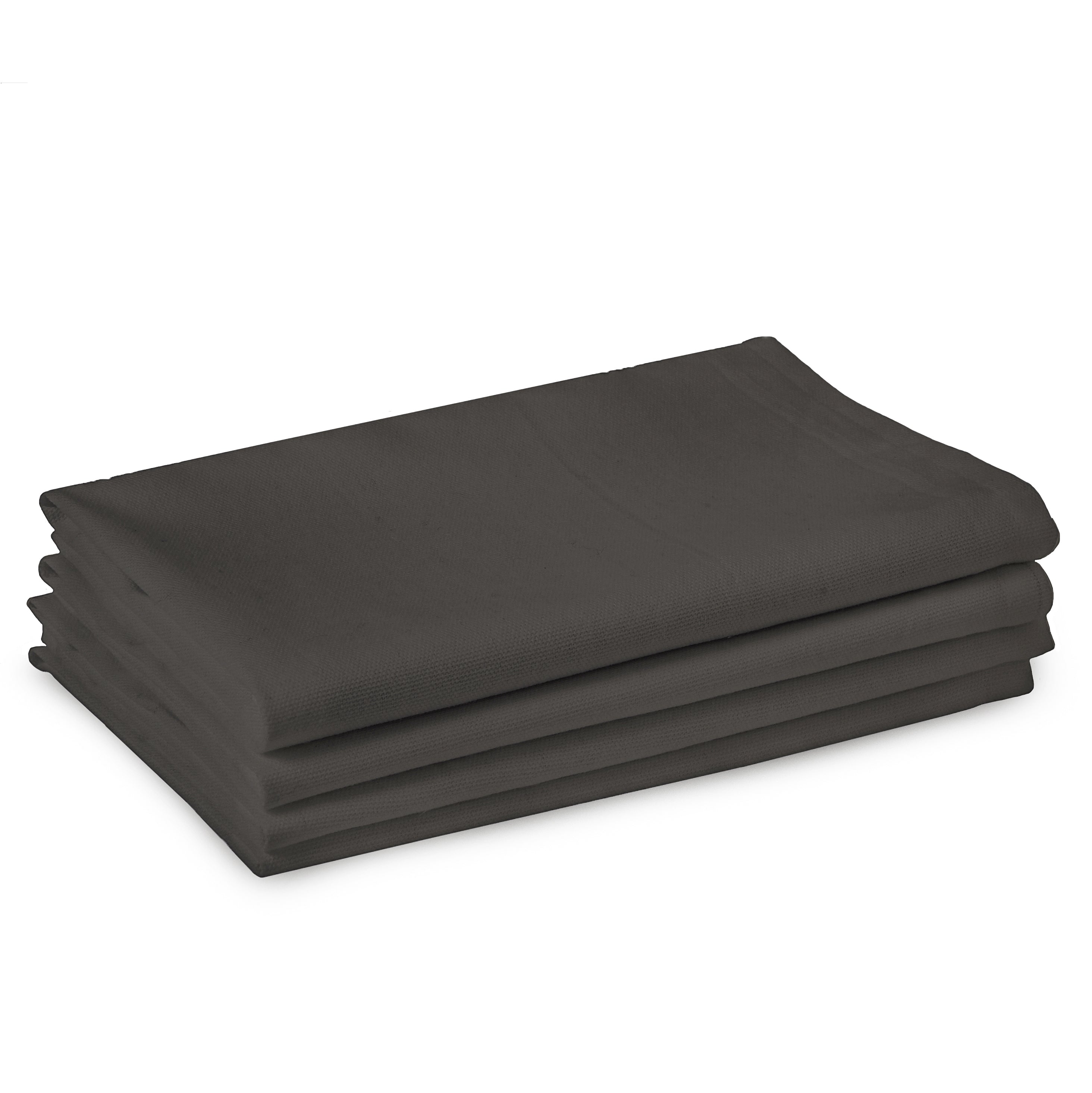Cotton Charcoal Grey Table Napkins (Pack of 4)