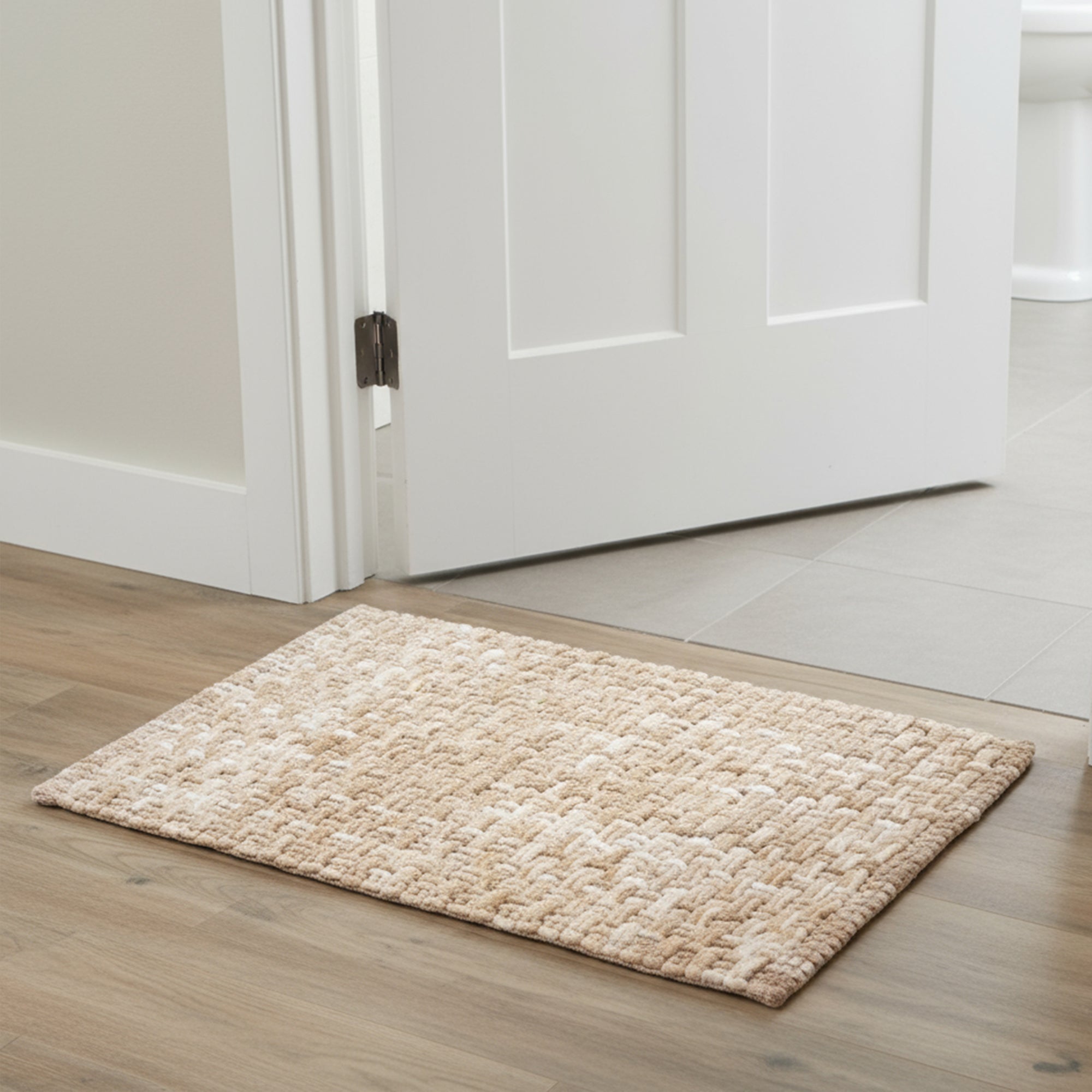 Cotton Rust Orange Bathmat (Pack of 1)