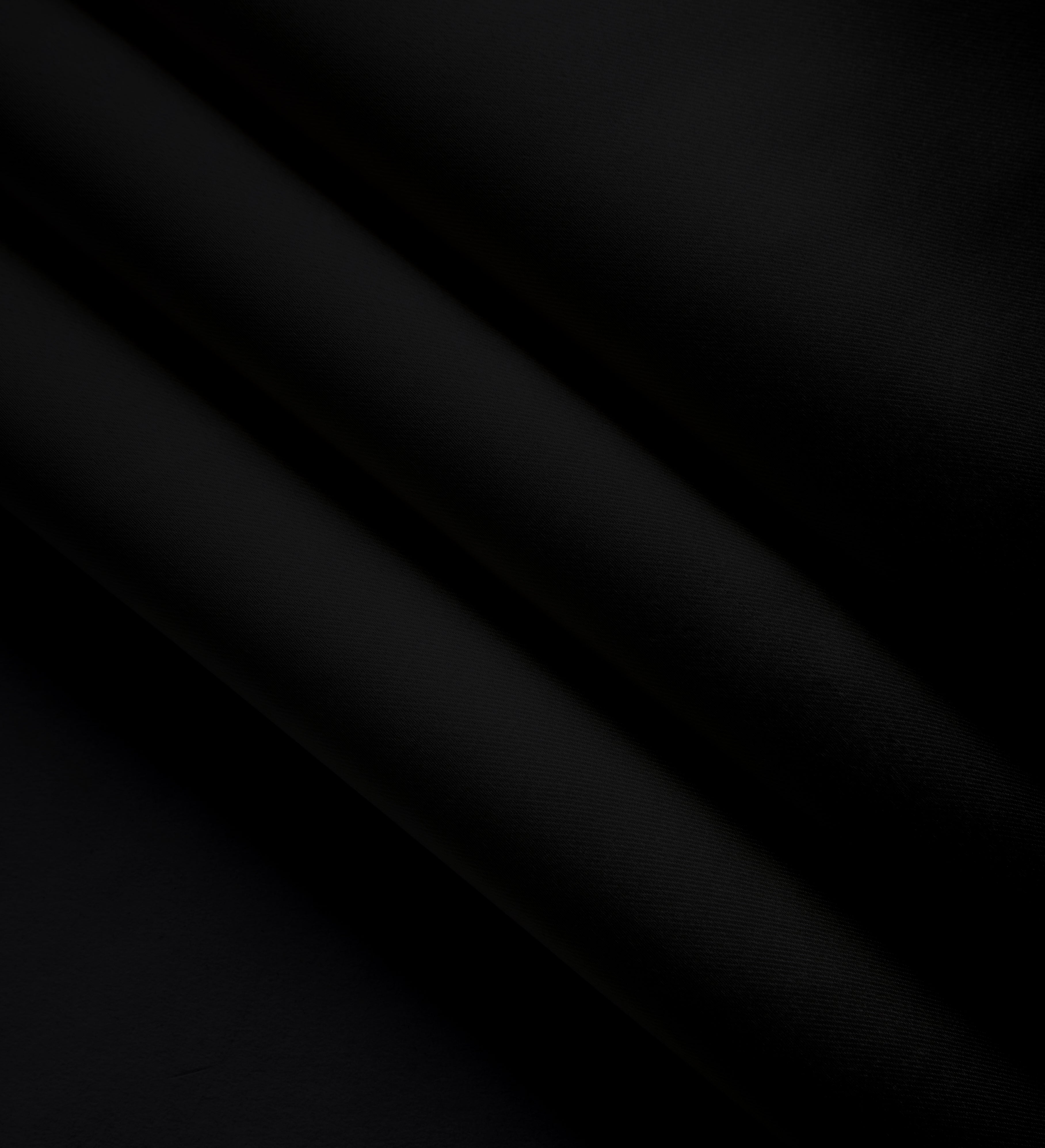 Polyester Solid Black Fabric (1 Meter)
