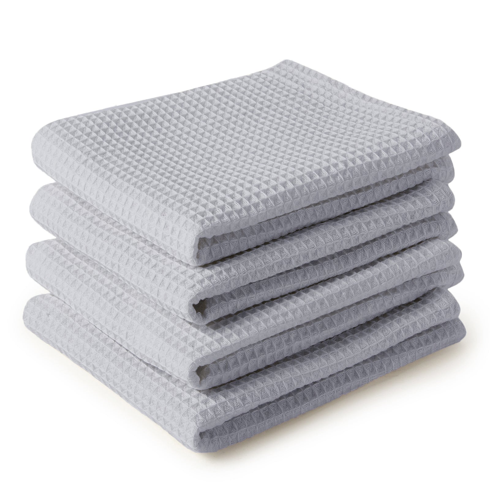 Cotton Light Grey Kitchen Towel (Pack of 4)
