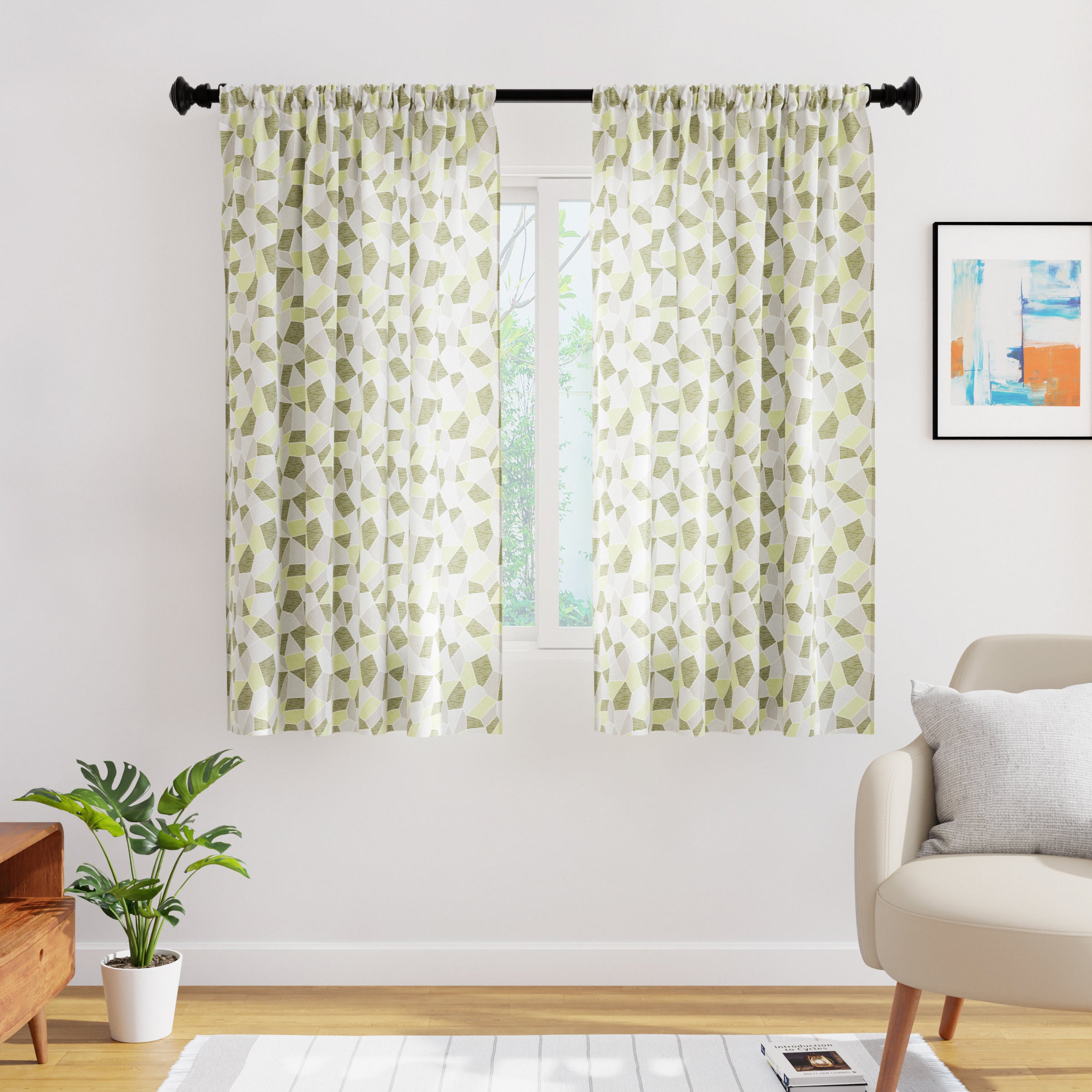 Micro G1 Lemon Curtain (Pack of 2)