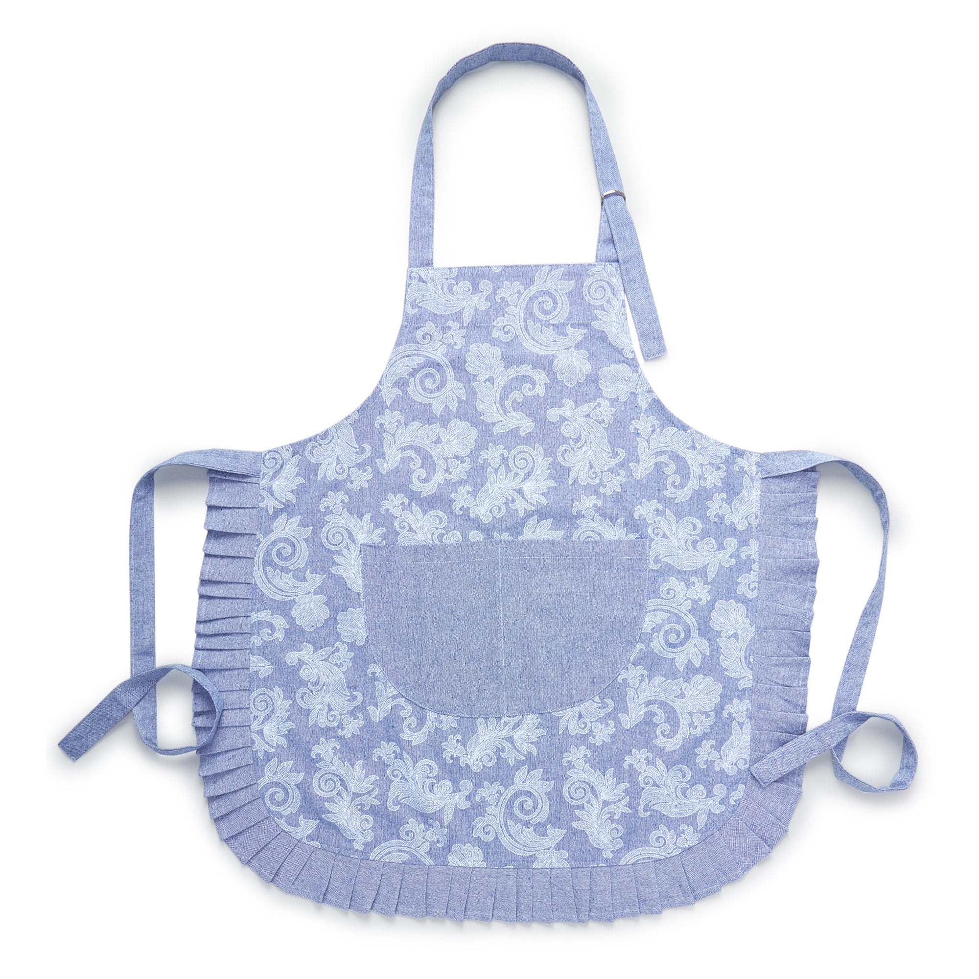 Cotton Blue Apron (Pack of 1)