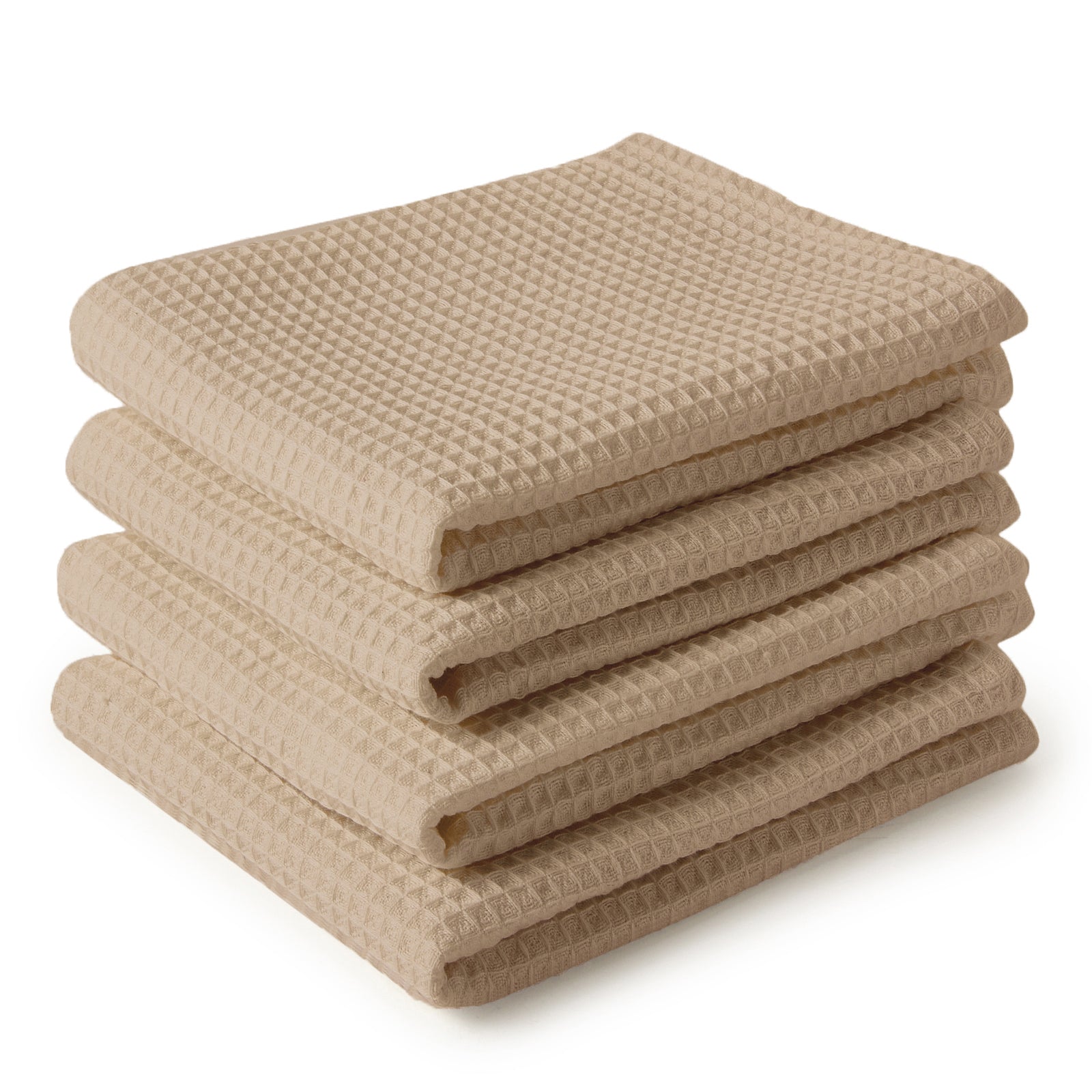 Cotton Beige Kitchen Towel (Pack of 4)
