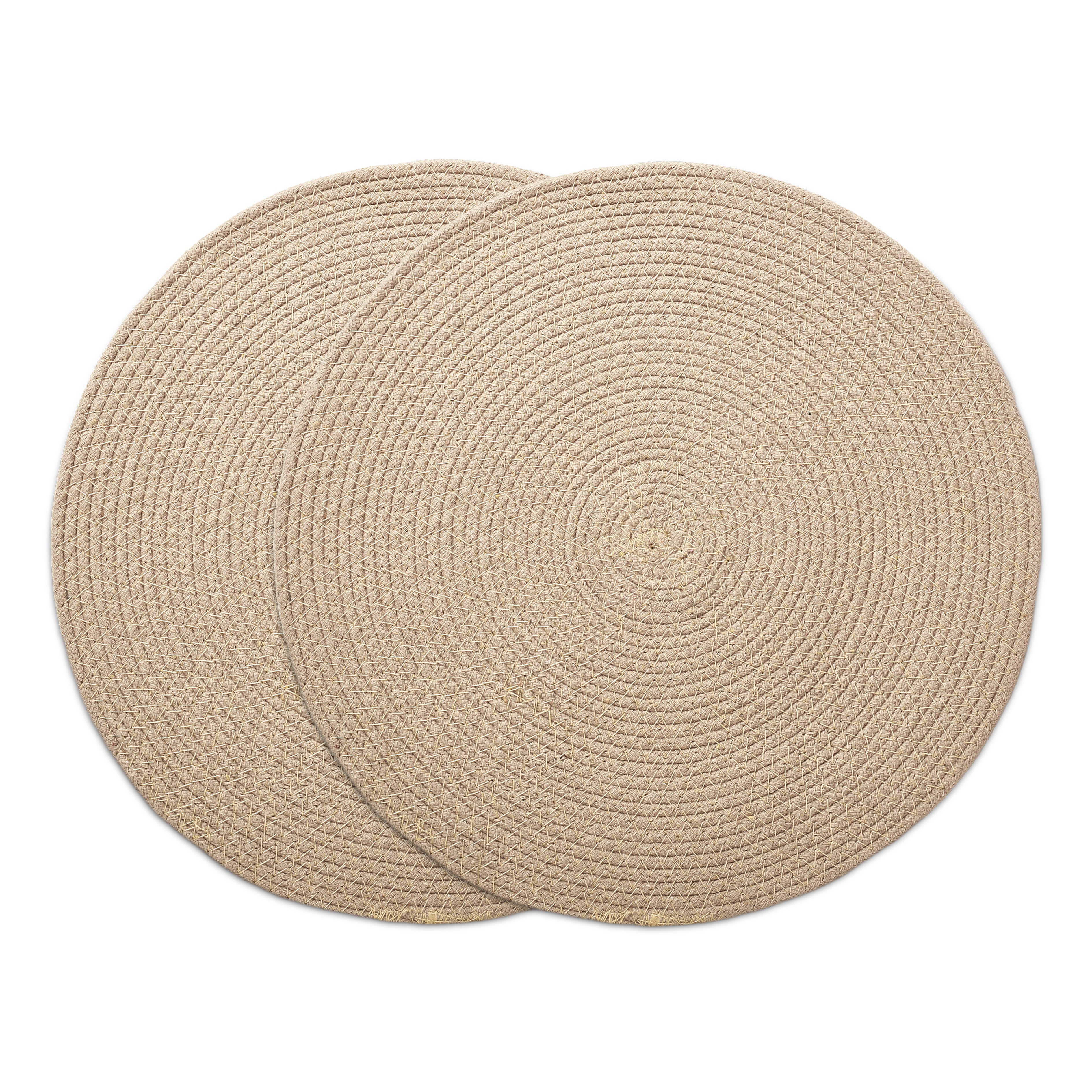 Cotton Beige Placemat (Pack of 2)