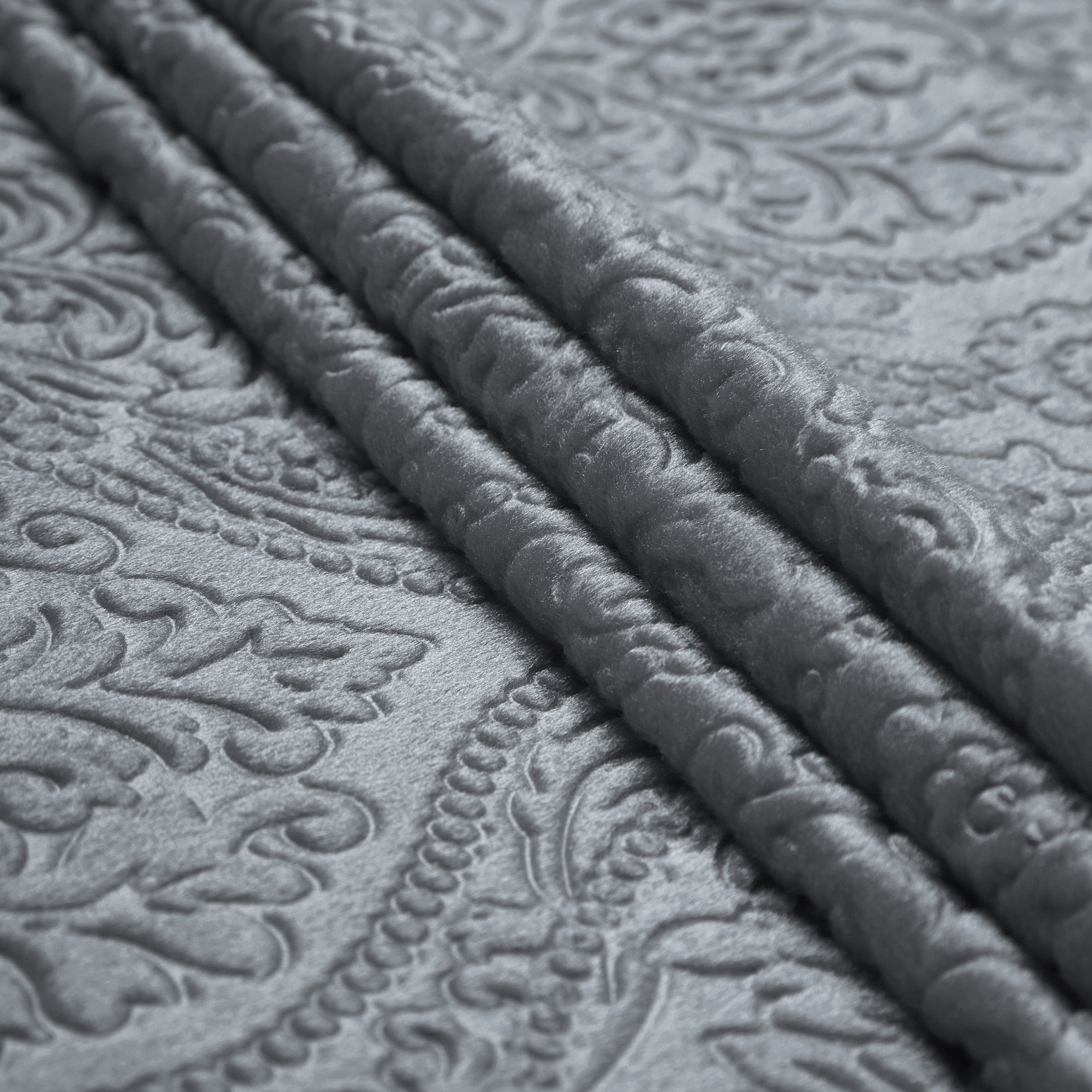 Embossed Velvet Fabric Material By Meter | Sofa Cloth Material | Unstitched Fabric For Making Cushion Cover, Sofa Cover, Backdrop| 175 GSM, Width 54 Inches | Order By Meter