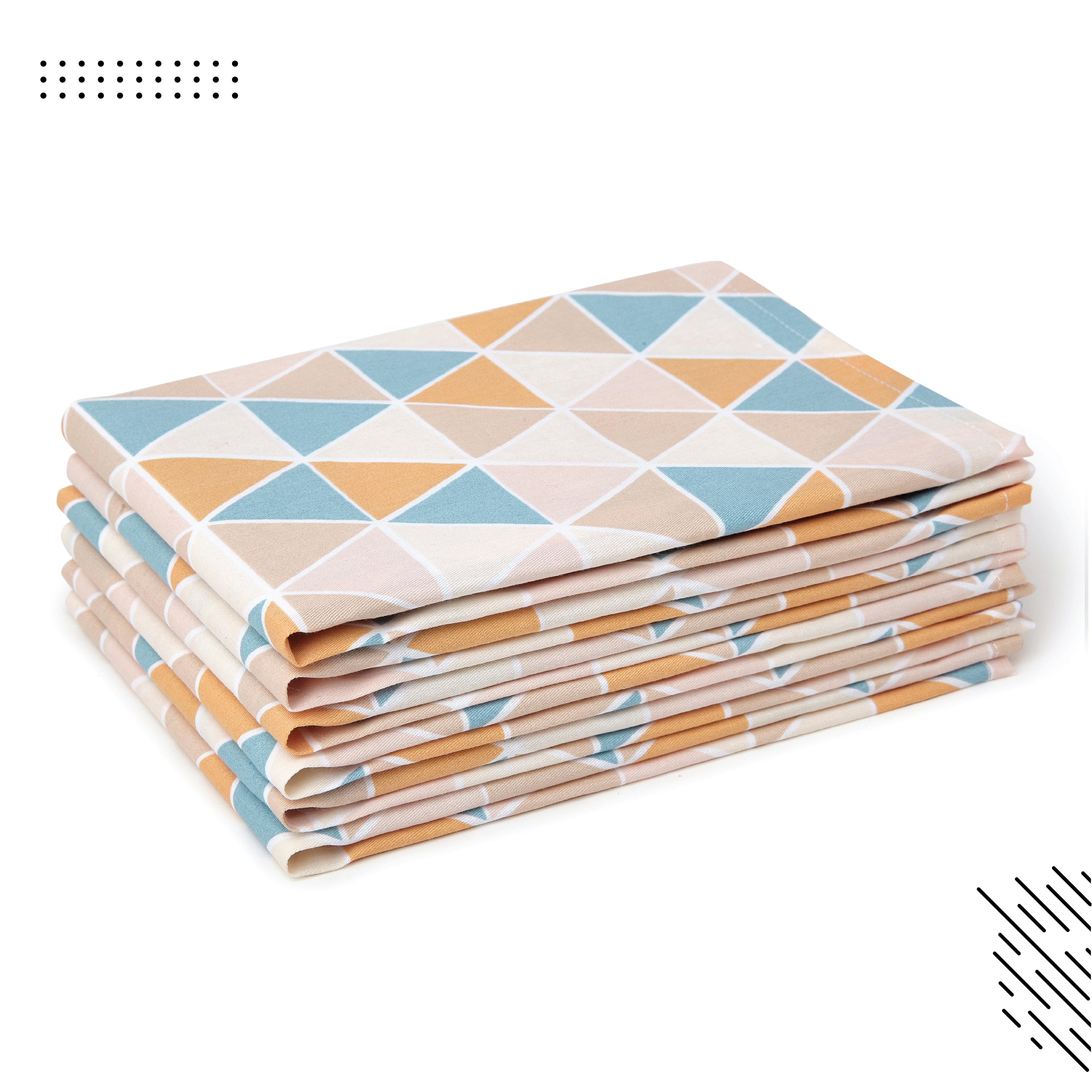 Cotton Triangles Table Napkin