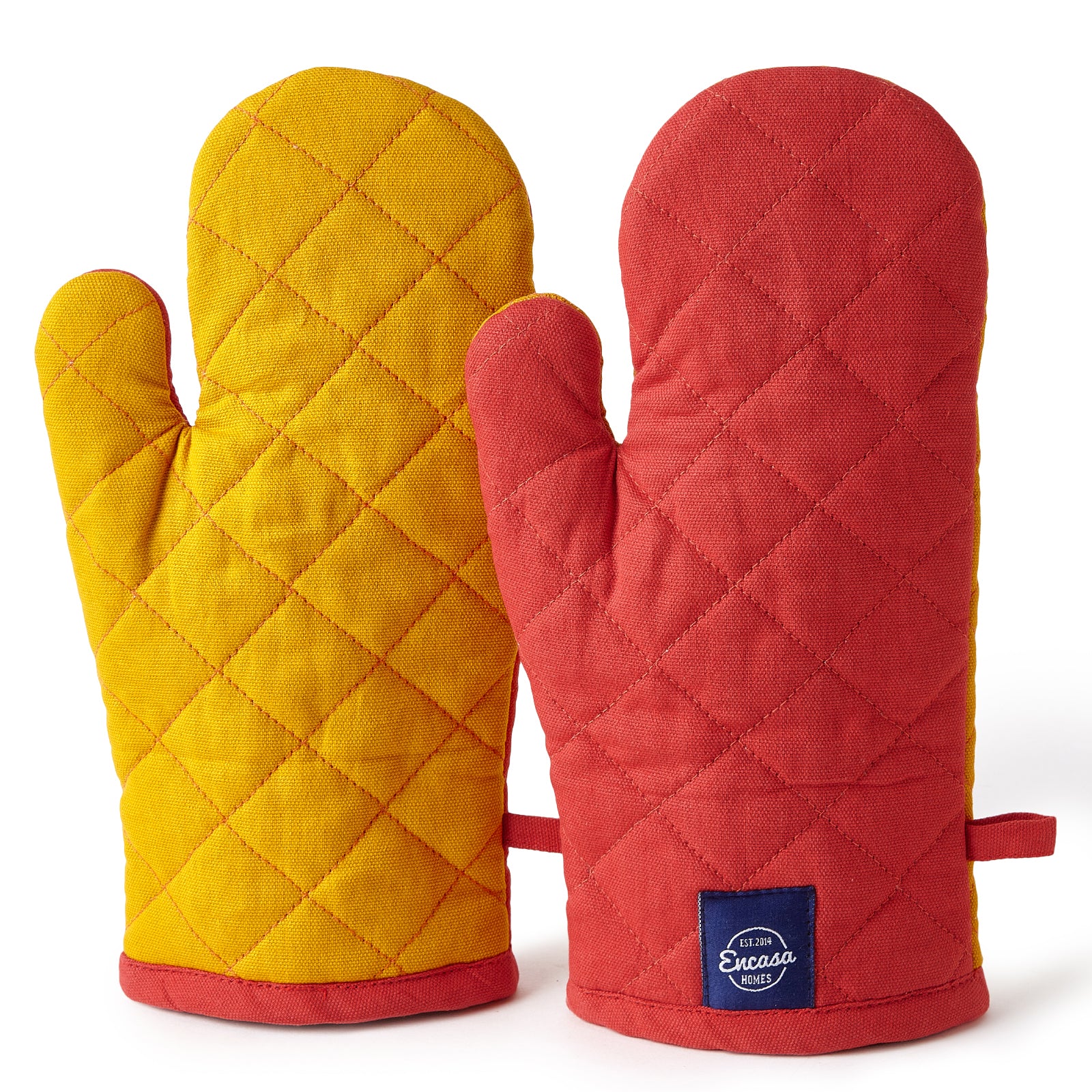 Cotton Mango Oven Gloves (Pack of 2)