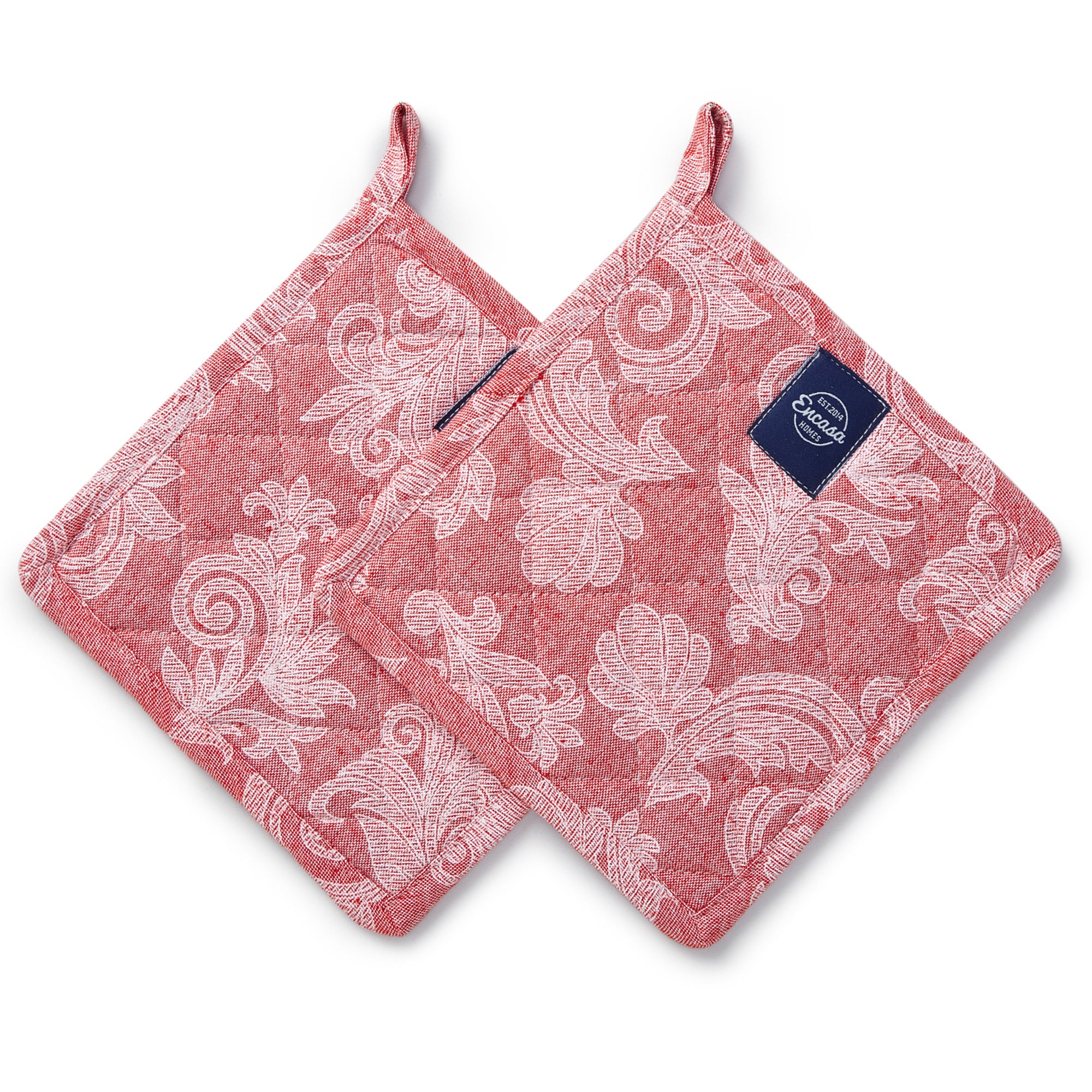 Cotton Red Potholder (Pack of 2)