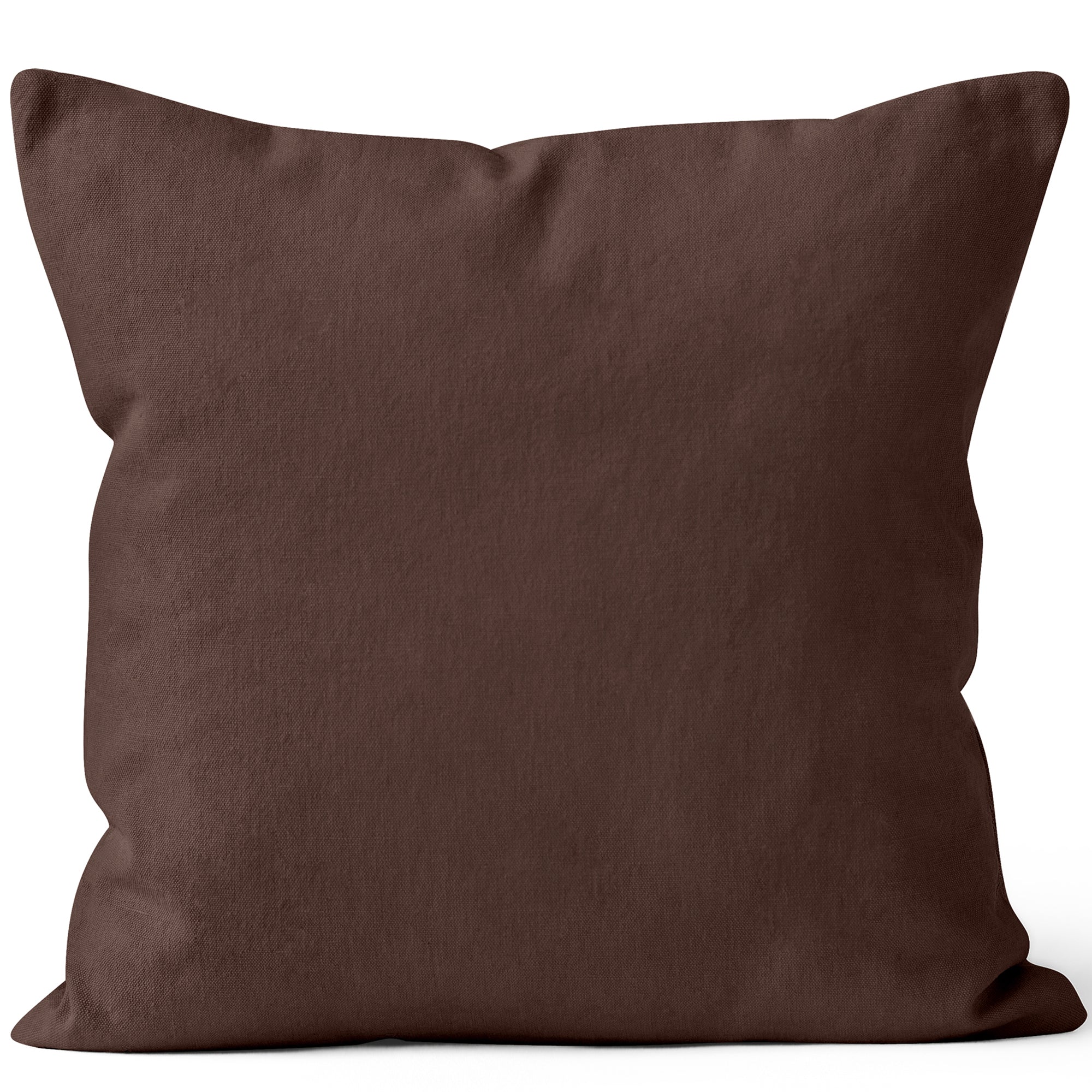 Canvas Dark Taupe Cushion Cover