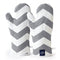 20s Sheeting ZZ Grey Oven Gloves (Pack of 2)