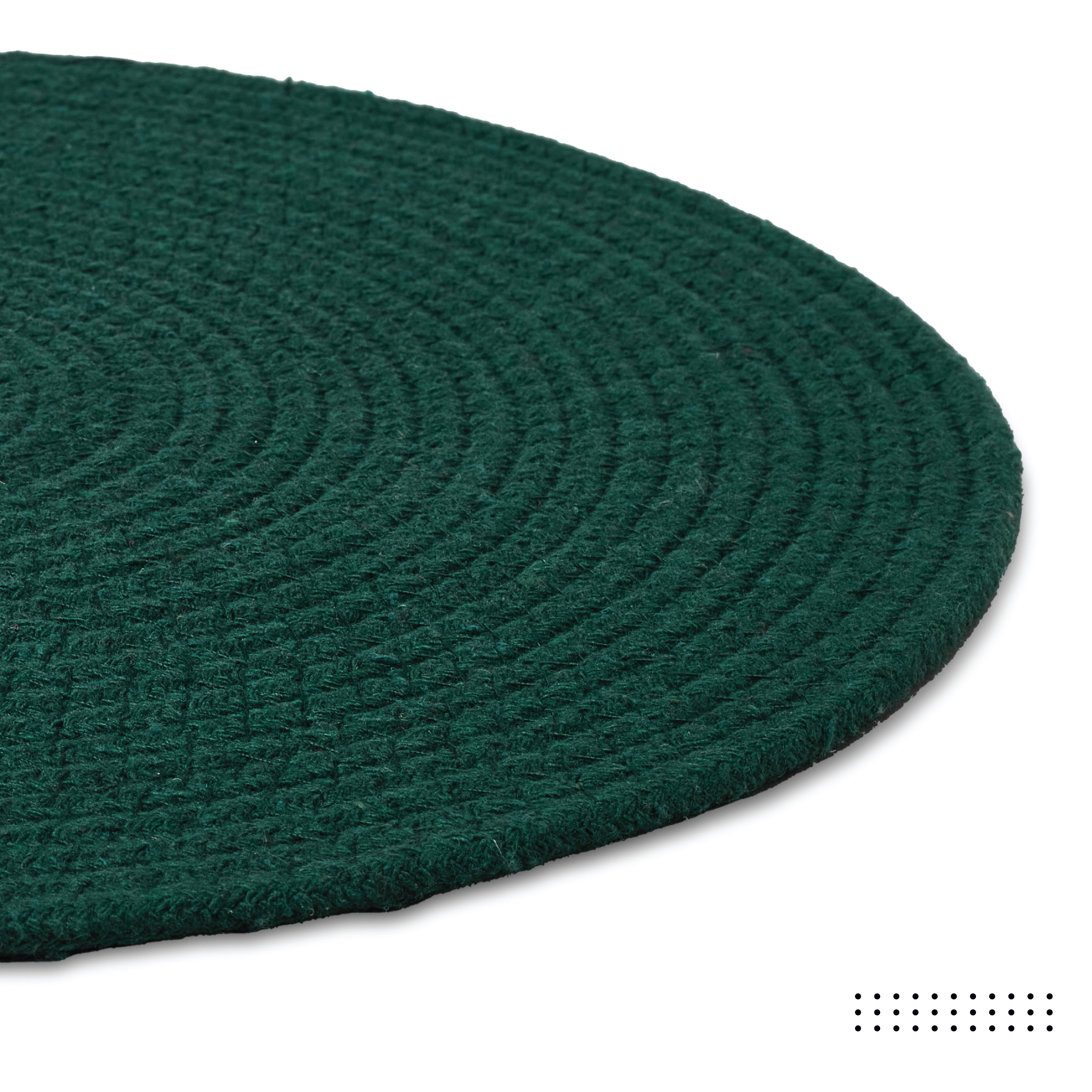 Cotton Dark Green Placemat (Pack of 4)