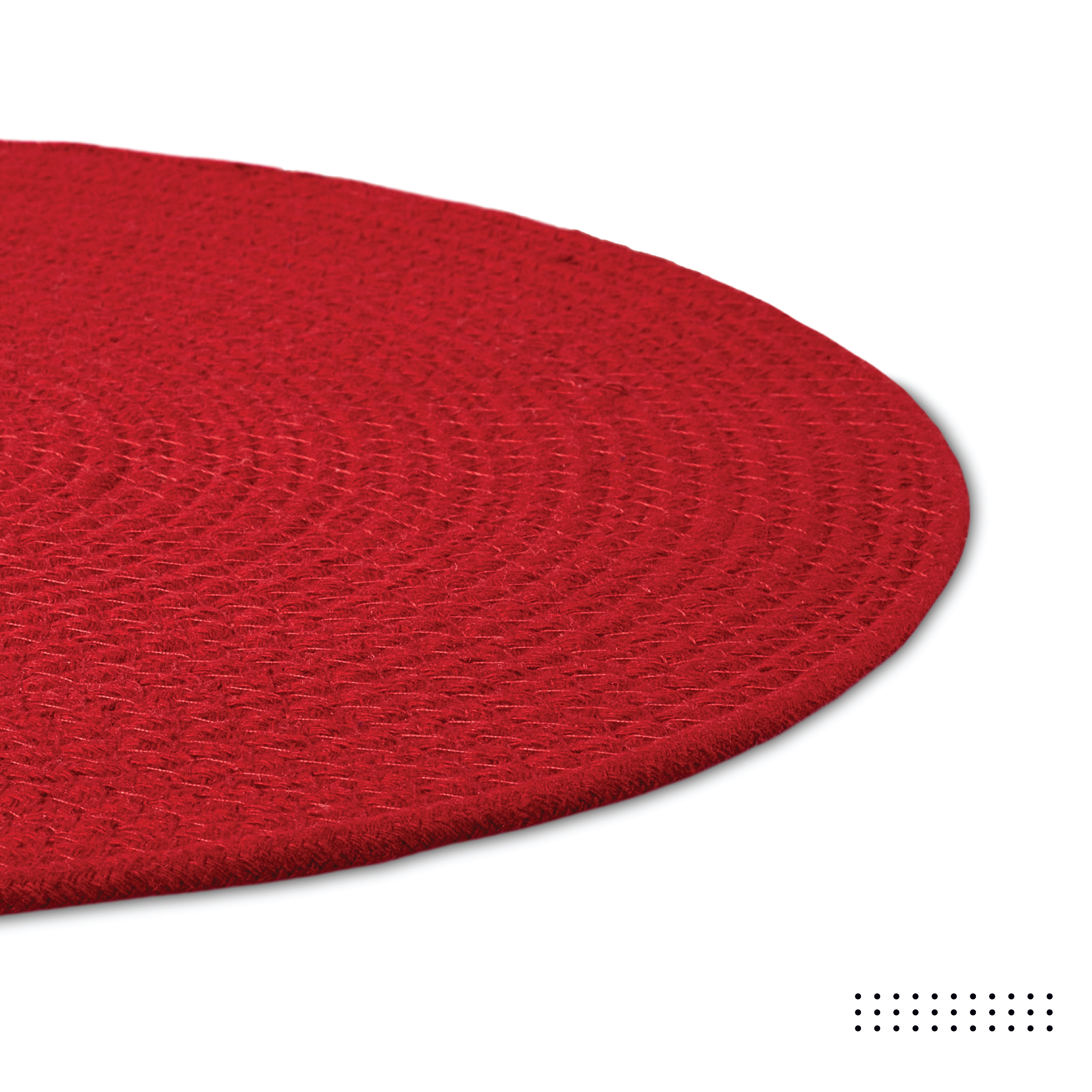 Cotton Red Placemat (Pack of 4)