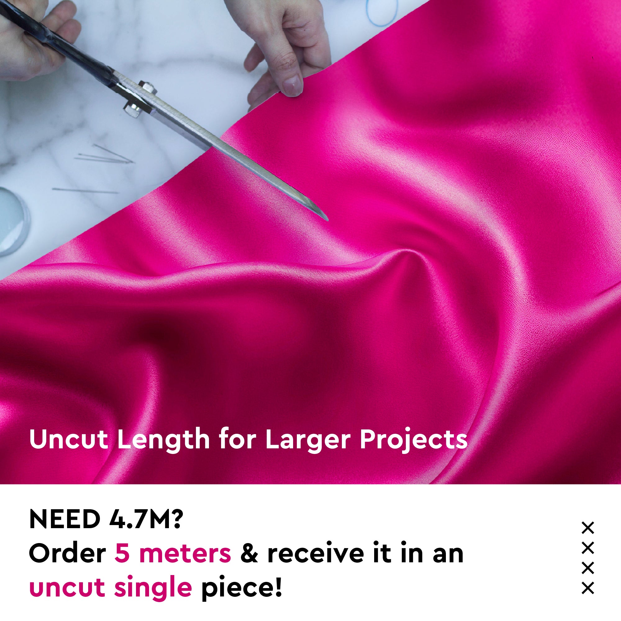 Silky Satin Fabric Material By Meter | 110 Cm Width, Silk & Shiny Fabrics | Fabric For Scrunchies, Dress, Pillowcases, Pajamas, Evening Dress, DIY