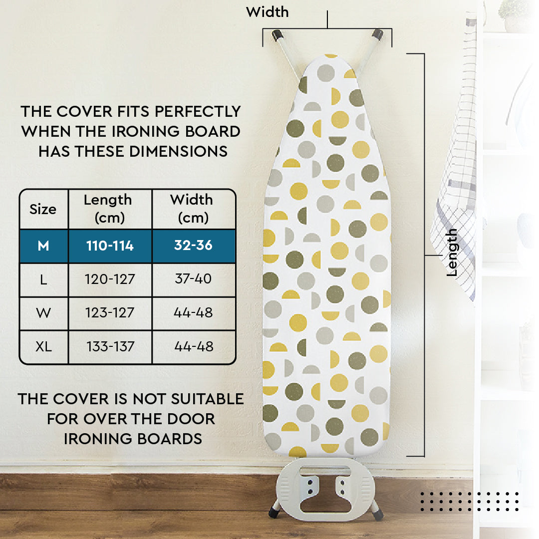 20s Sheeting Blue Leaflet Ironing Board Cover
