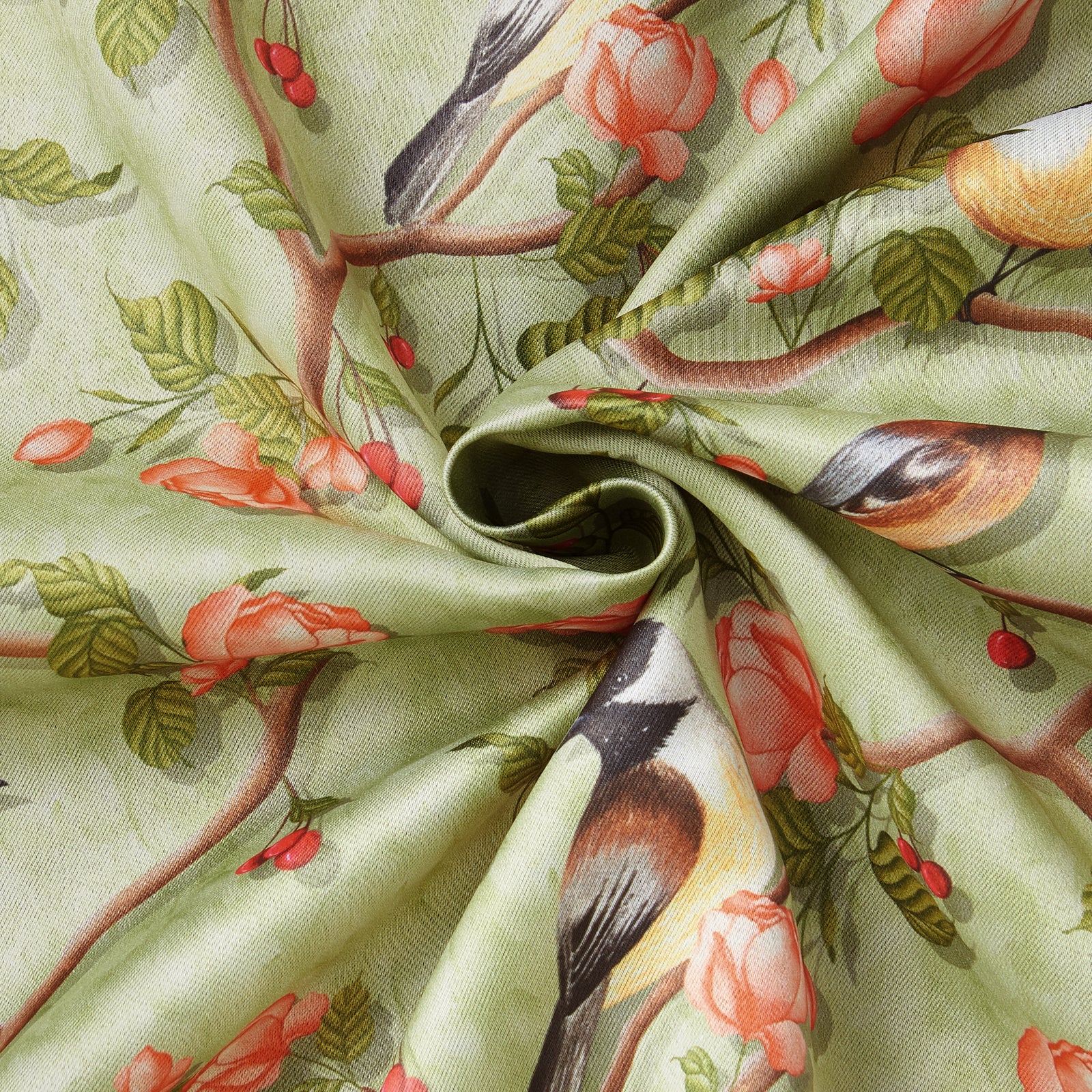 Blackout Polyester Fabric - by The Meter - 100 x 117 cm - Floral Digital Print - Blocks Light, Sound & Heat - Perfect for Blackout Blinds, Door Curtains, Window