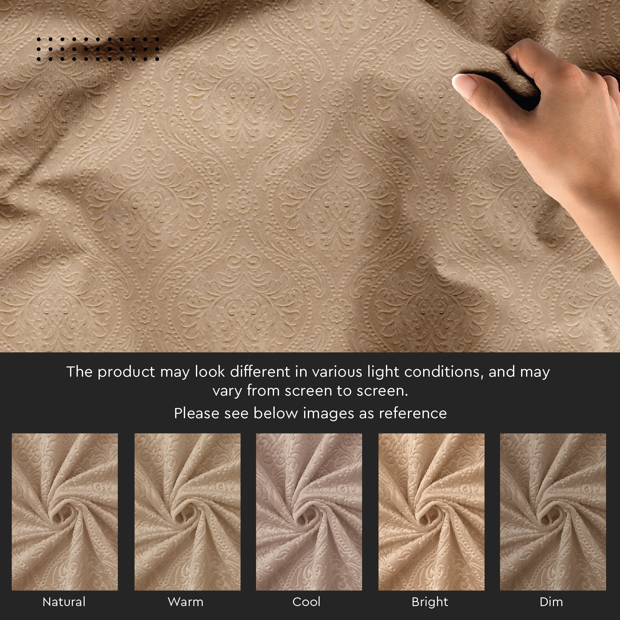Embossed Velvet Fabric Material By Meter | Sofa Cloth Material | Unstitched Fabric For Making Cushion Cover, Sofa Cover, Backdrop| 175 GSM, Width 54 Inches | Order By Meter
