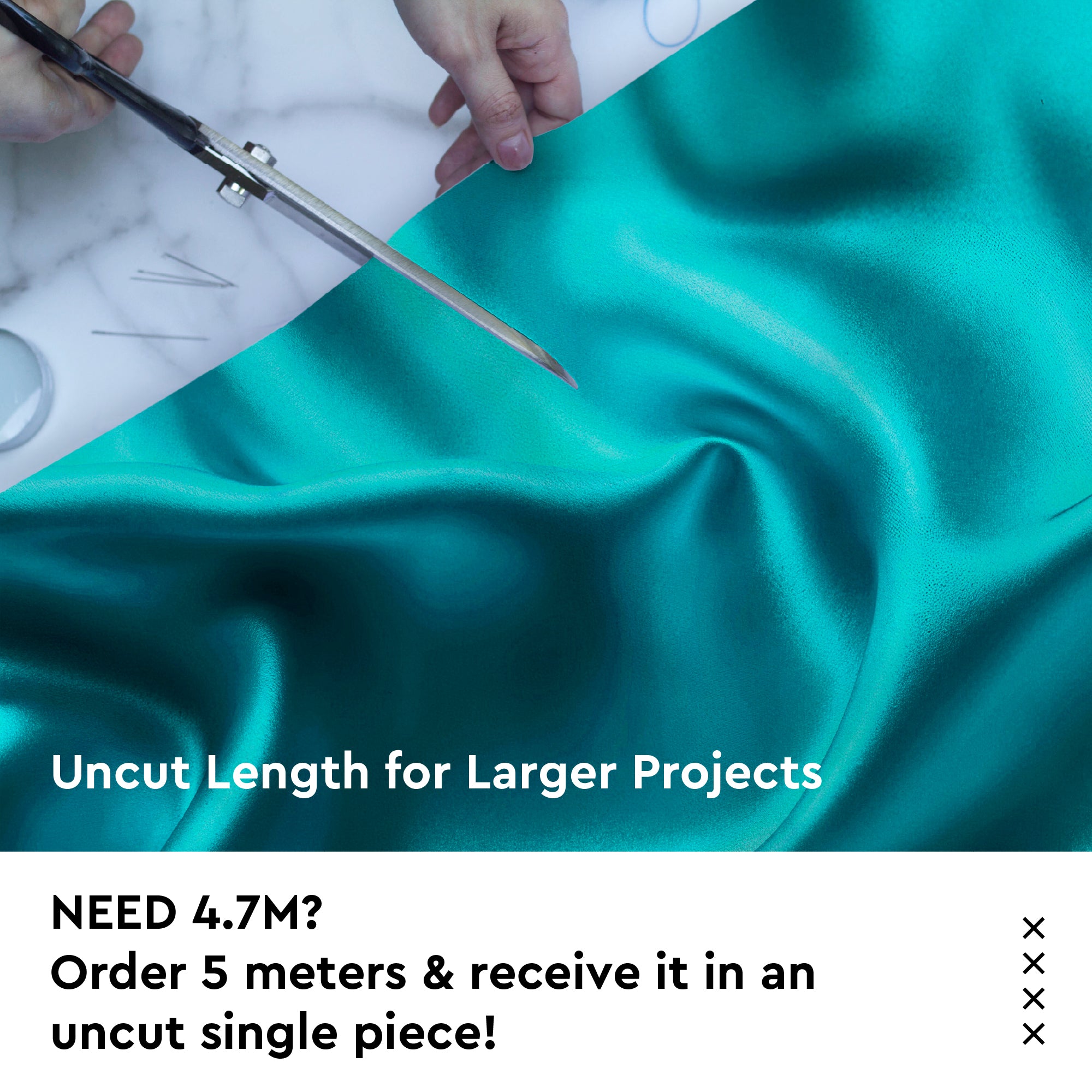 Silky Satin Fabric Material By Meter | 110 Cm Width, Silk & Shiny Fabrics | Fabric For Scrunchies, Dress, Pillowcases, Pajamas, Evening Dress, DIY