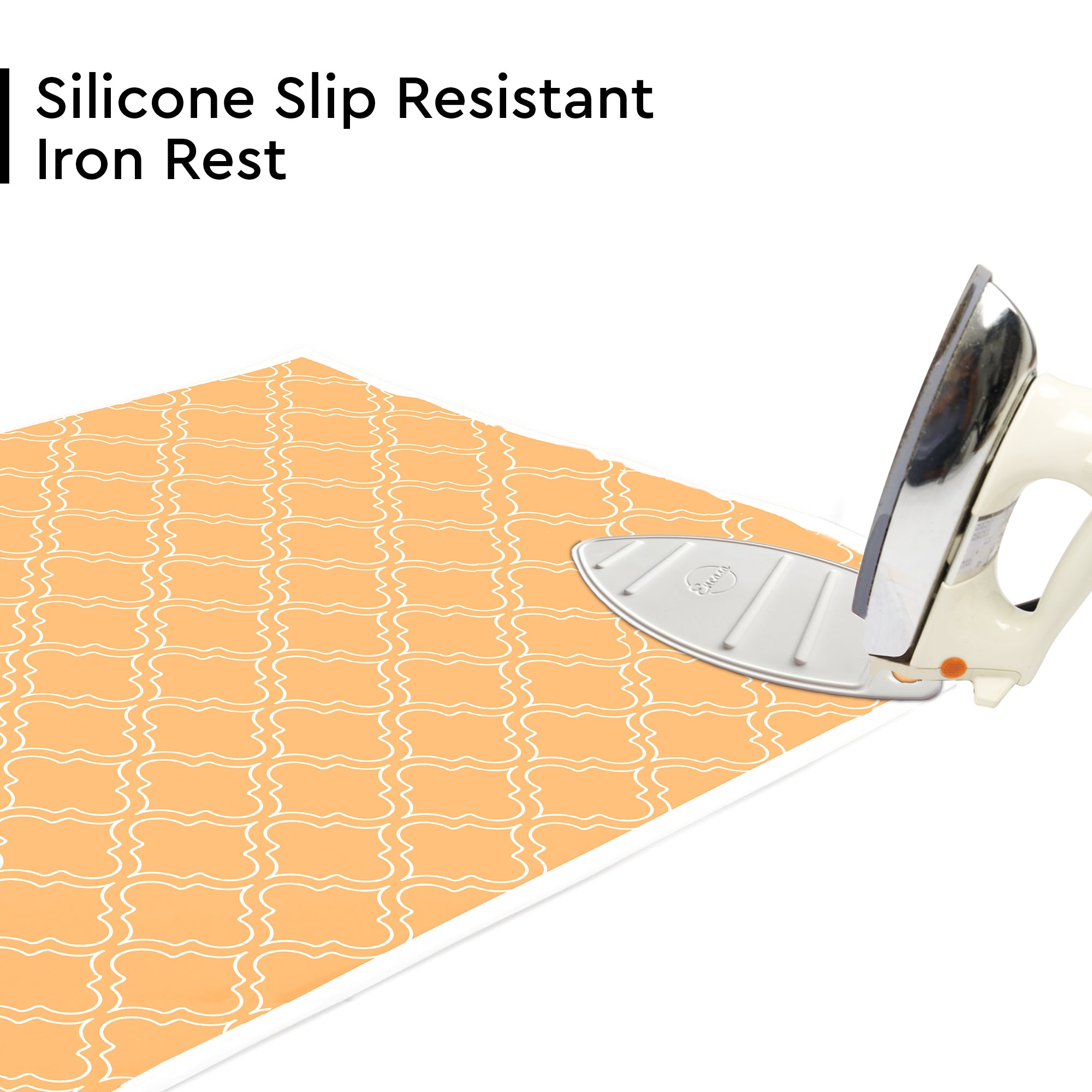 20s Sheeting Peach Tiles Ironing Mat (Pack of 1)