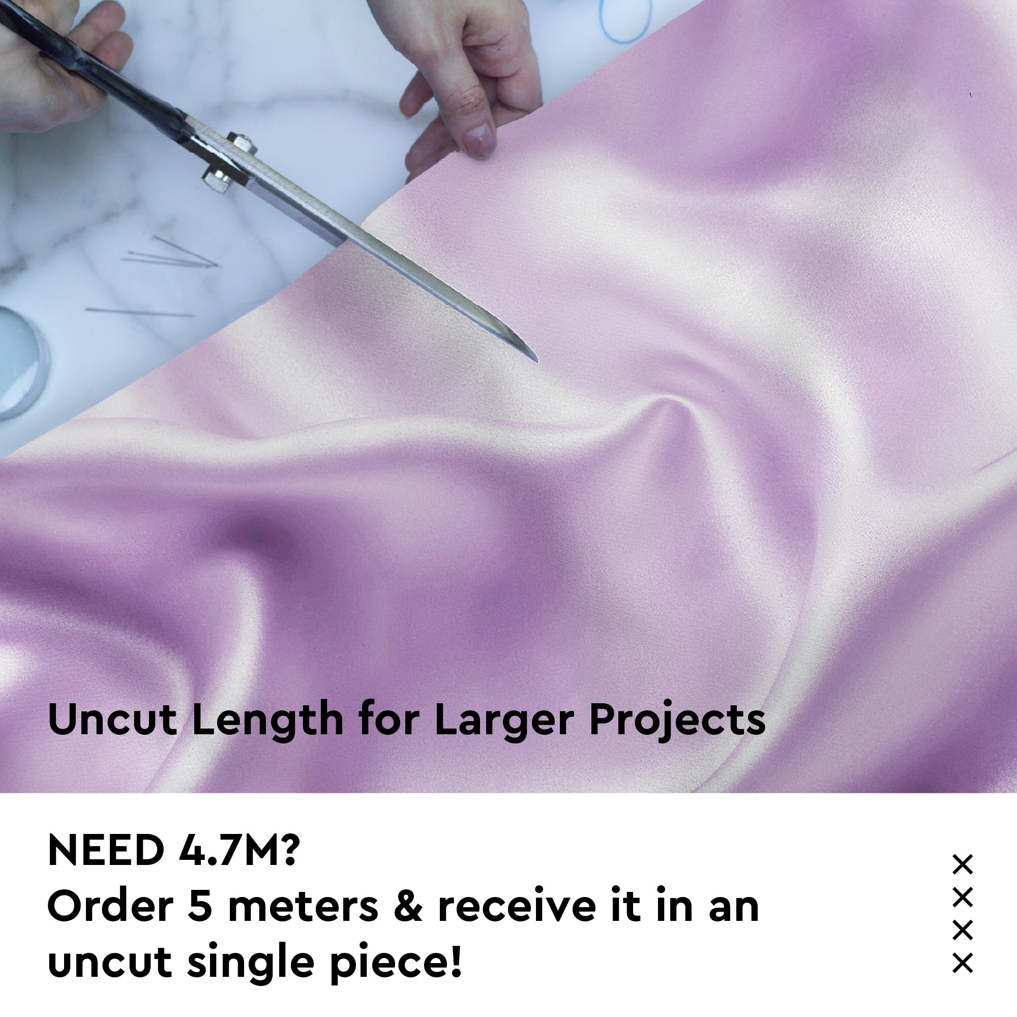 Silky Satin Fabric Material By Meter | 110 Cm Width, Silk & Shiny Fabrics | Fabric For Scrunchies, Dress, Pillowcases, Pajamas, Evening Dress, DIY
