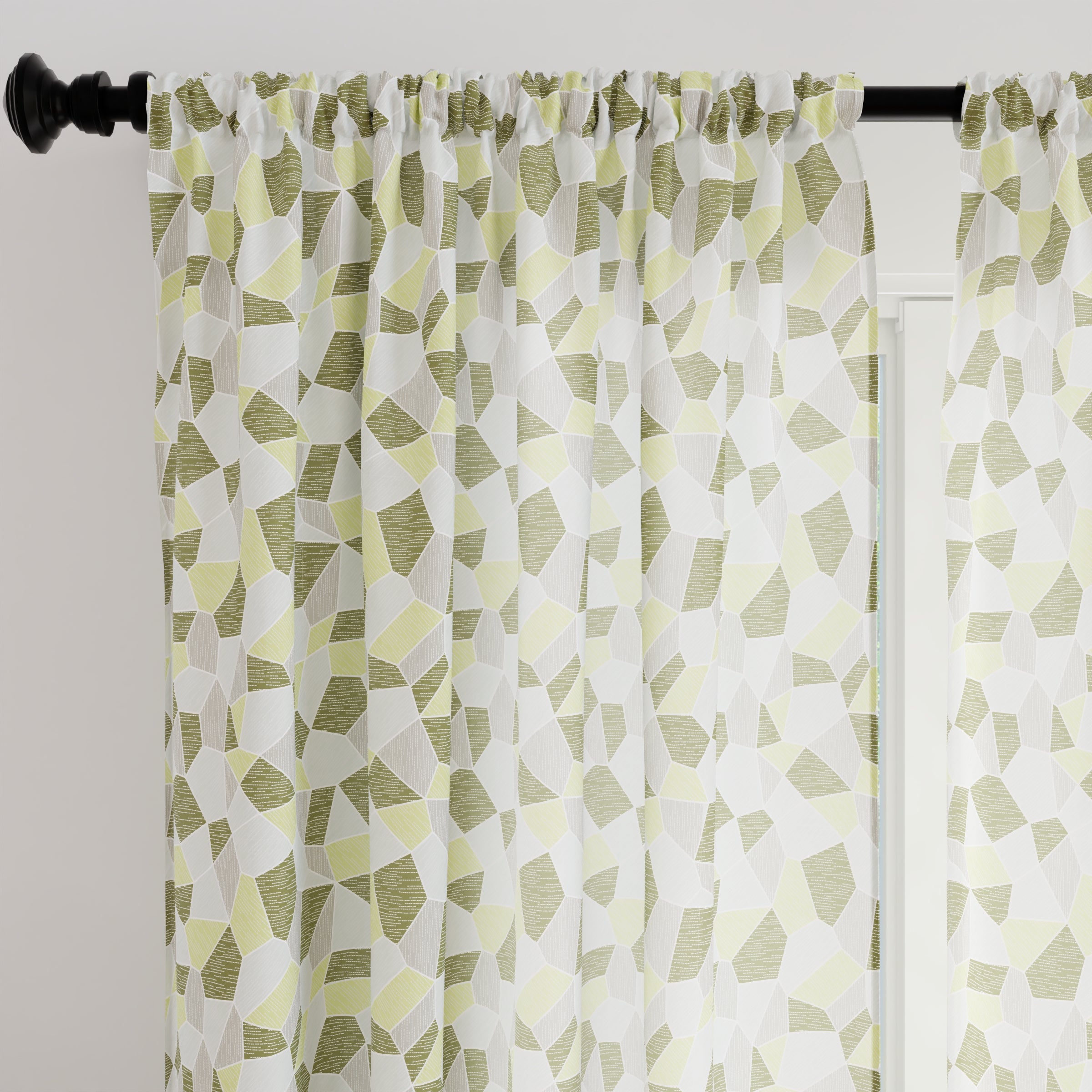 Micro G1 Lemon Curtain (Pack of 2)
