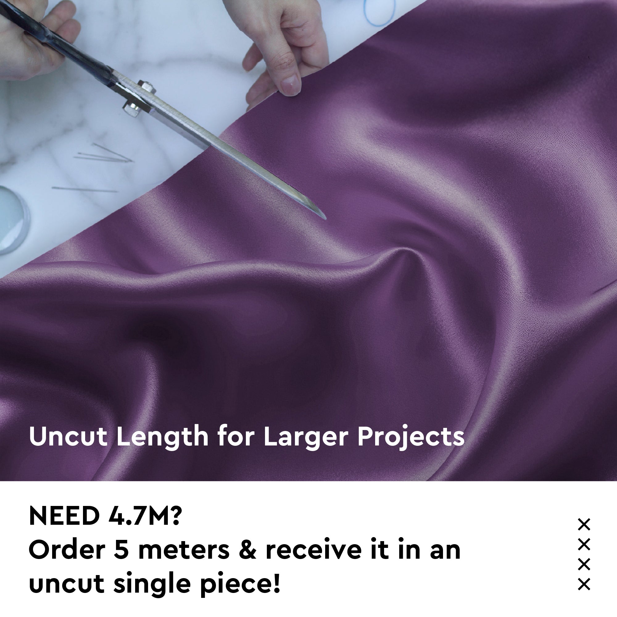 Silky Satin Fabric Material By Meter | 110 Cm Width, Silk & Shiny Fabrics | Fabric For Scrunchies, Dress, Pillowcases, Pajamas, Evening Dress, DIY