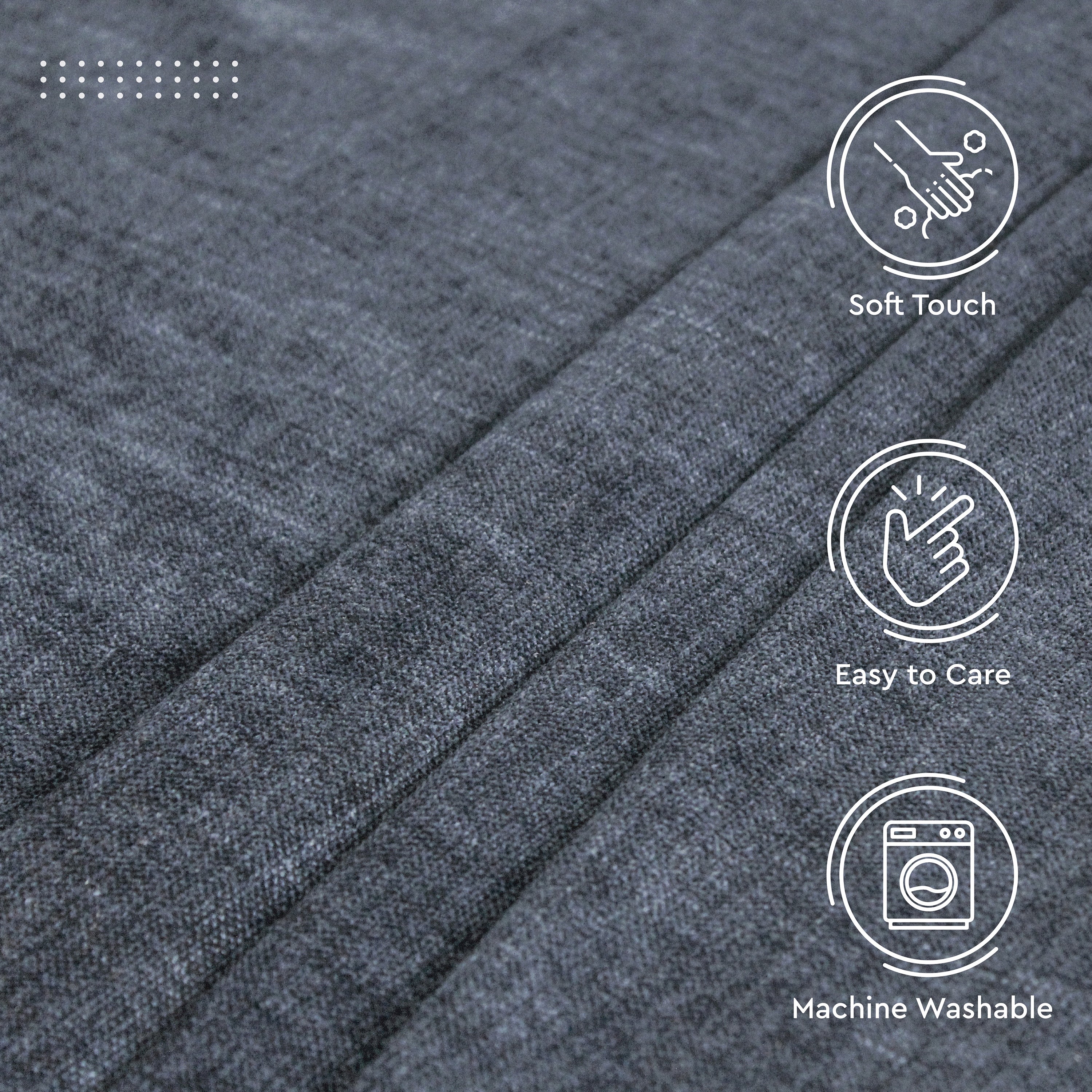 Chenille Textured Fabric Decorative Soft Rich Cloth with Plain Colours for Sofa, Furnishing, Upholstery, Curtains, Cushions and Craft - 39"x54"/100x137 cm