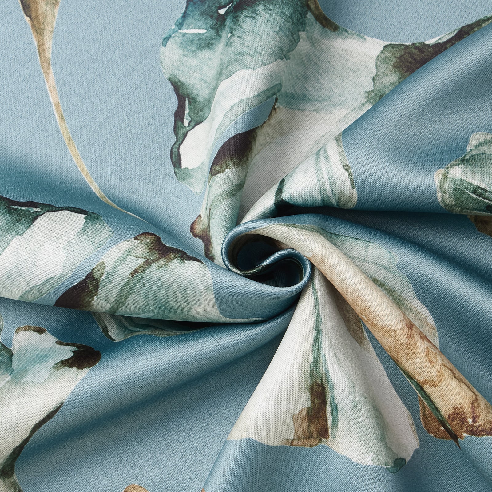 Blackout Polyester Fabric - by The Meter - 100 x 117 cm - Floral Digital Print - Blocks Light, Sound & Heat - Perfect for Blackout Blinds, Door Curtains, Window