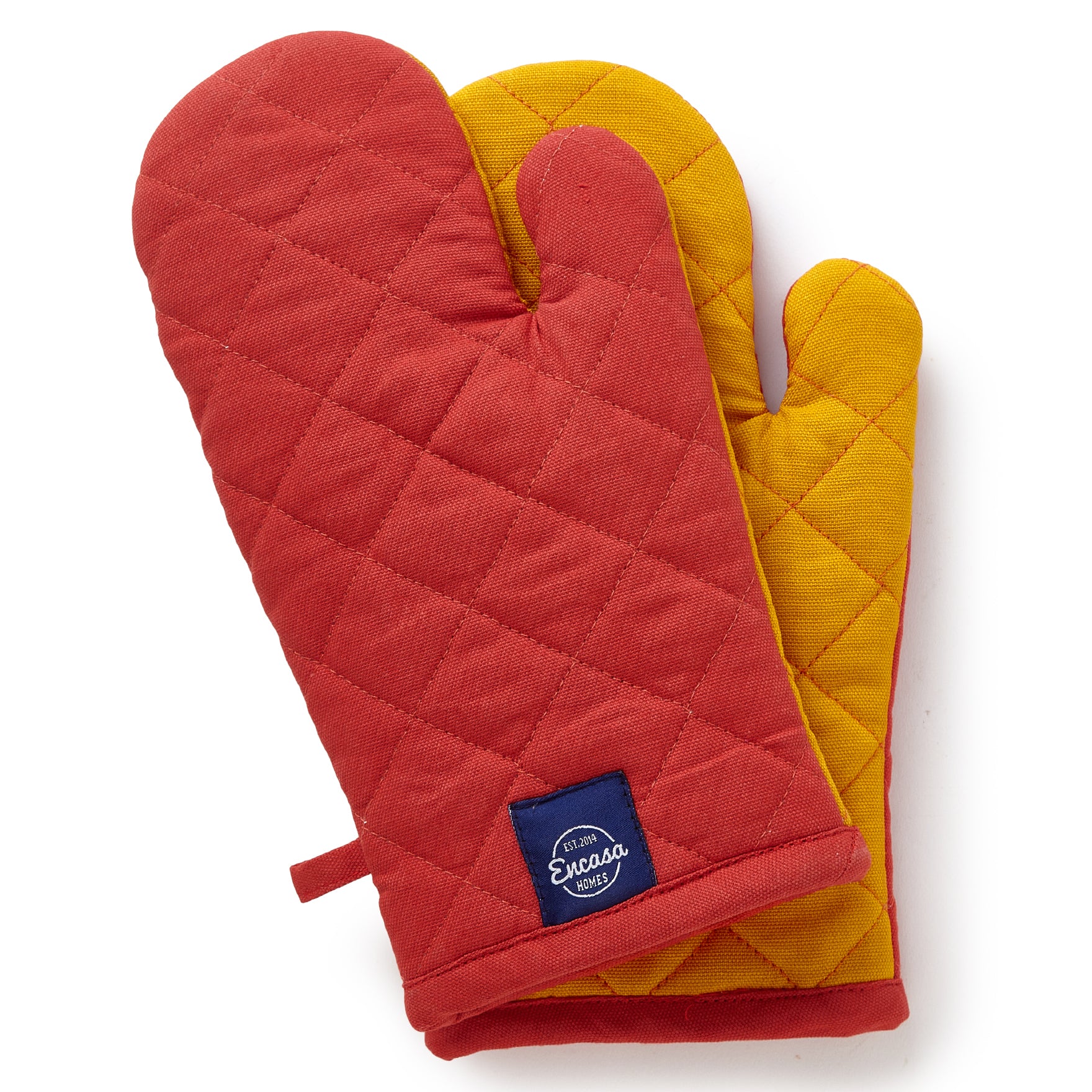 Cotton Mango Oven Gloves (Pack of 2)