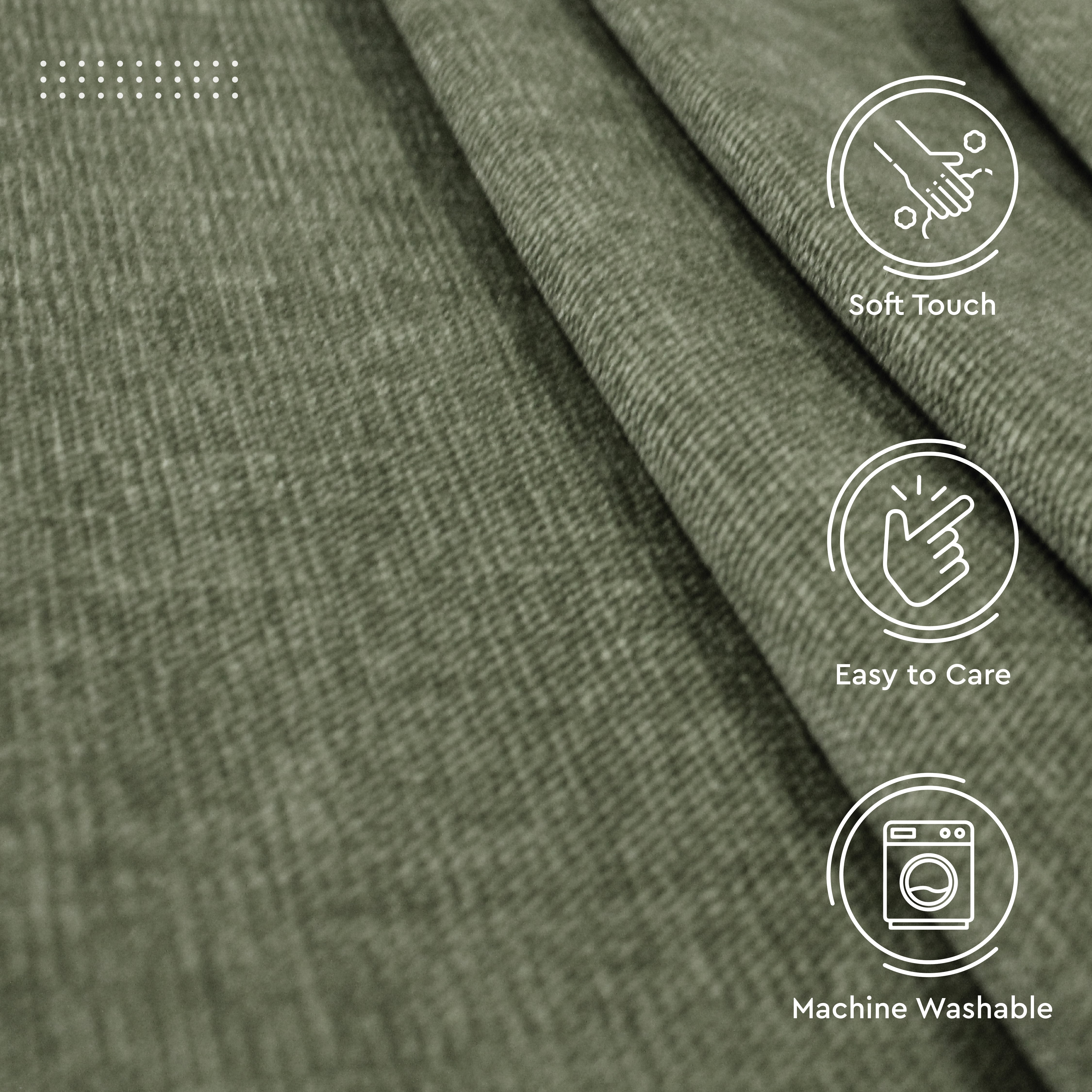 Chenille Textured Fabric Decorative Soft Rich Cloth with Plain Colours for Sofa, Furnishing, Upholstery, Curtains, Cushions and Craft - 39"x54"/100x137 cm