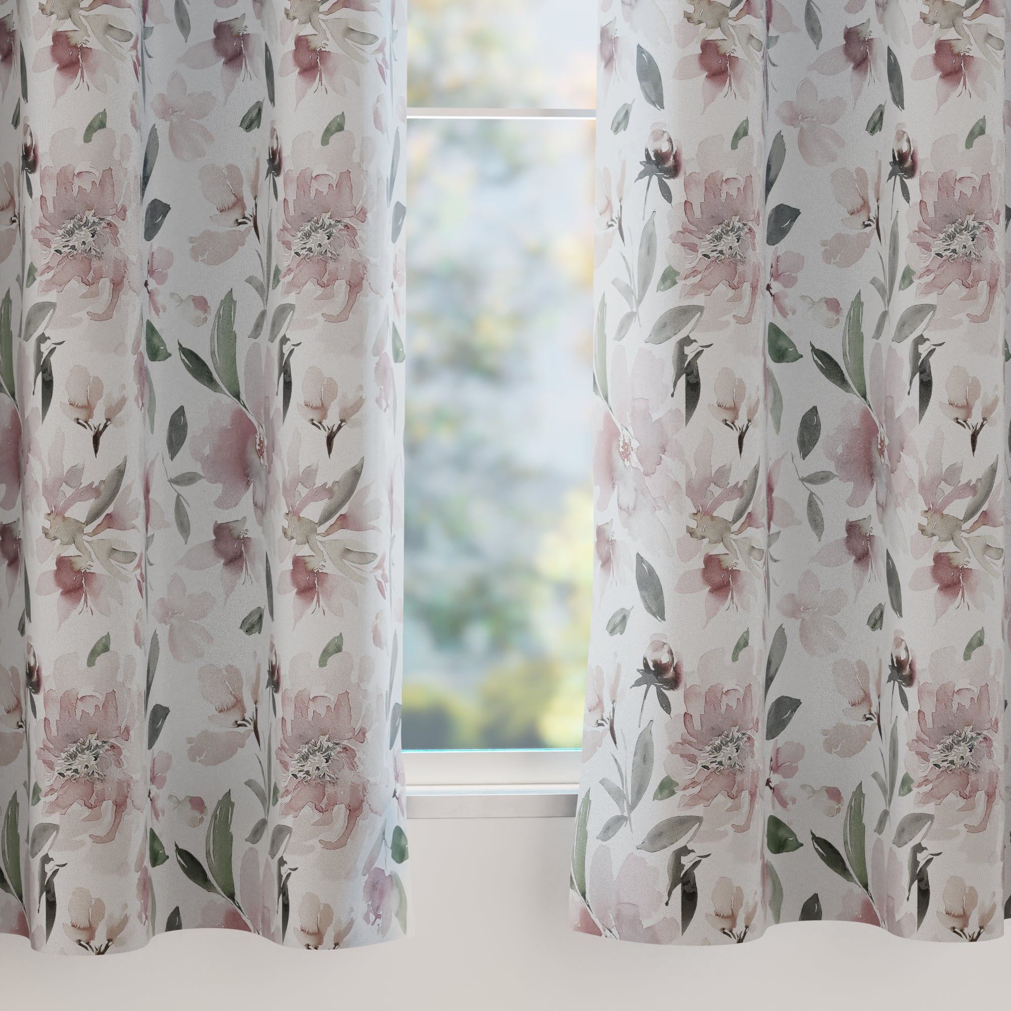 Blackout Polyester F1 Neutral Curtain (Pack of 2)
