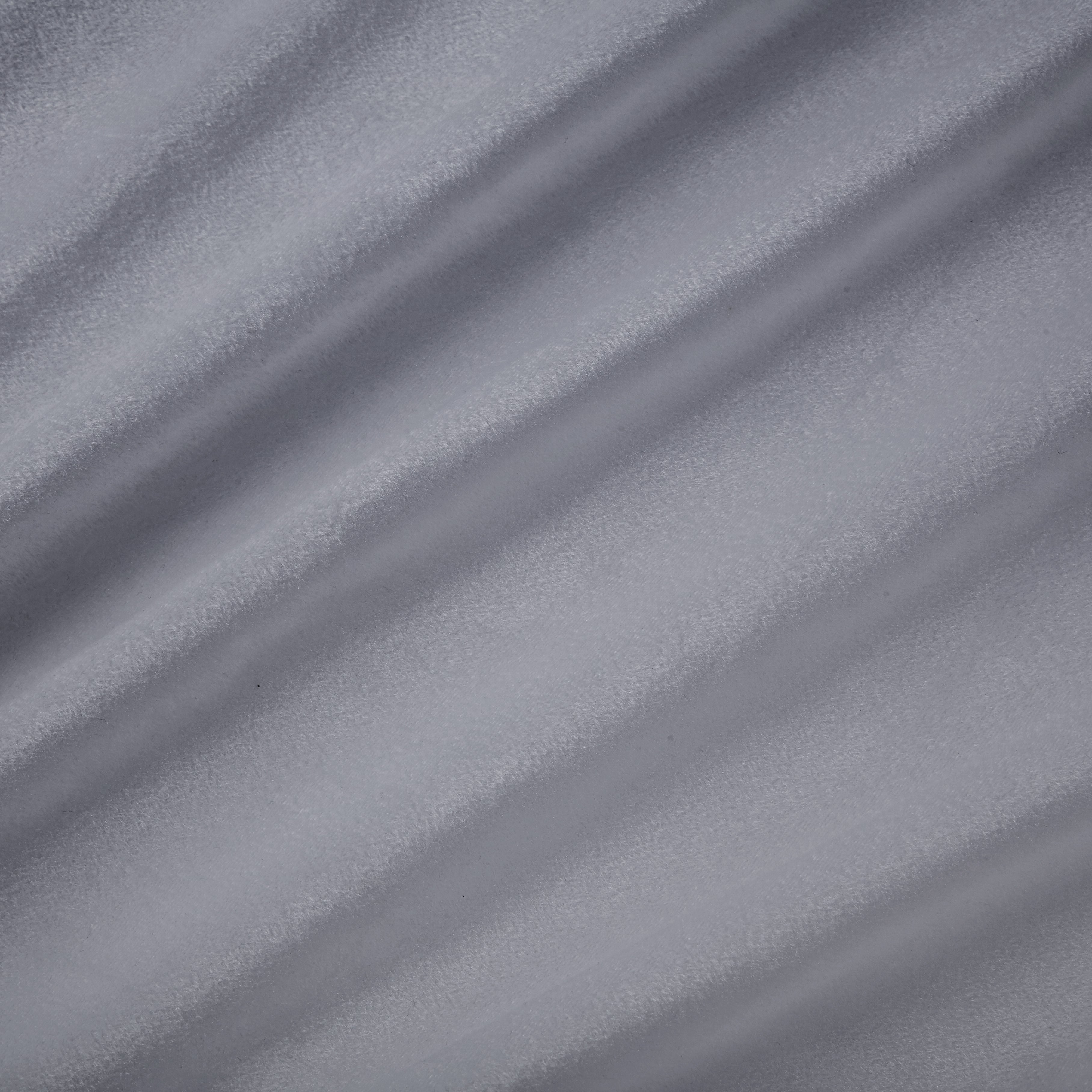 Velvet Grey Fabric (Pack of 1)