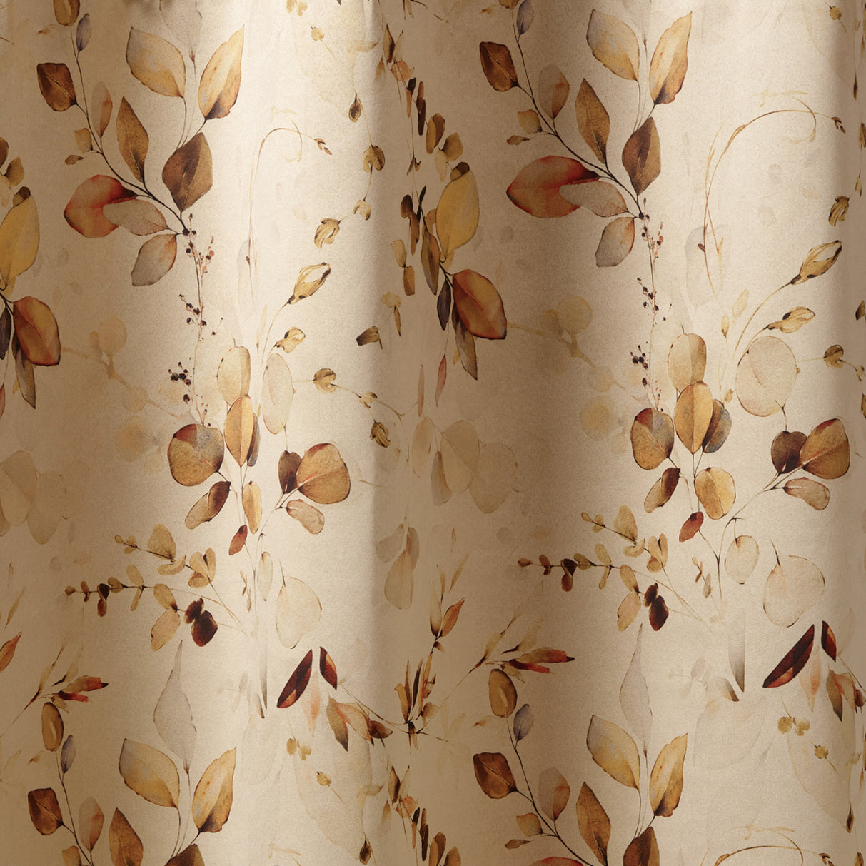 Blackout Polyester Fabric - by The Meter - 100 x 117 cm - Floral Digital Print - Blocks Light, Sound & Heat - Perfect for Blackout Blinds, Door Curtains, Window