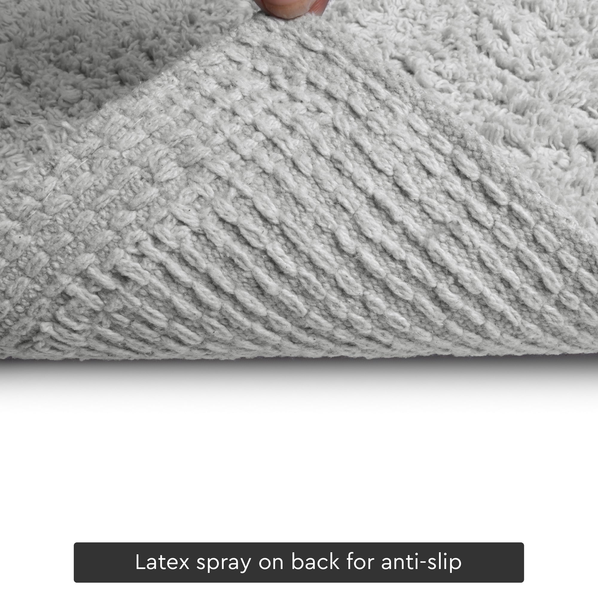 Cotton Light Grey Bathmat (Pack of 2)