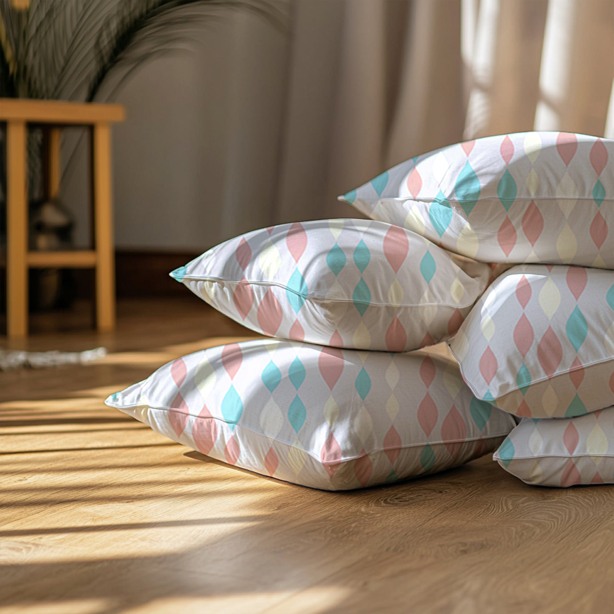 Micro Teardrops Lilac Cushion Cover