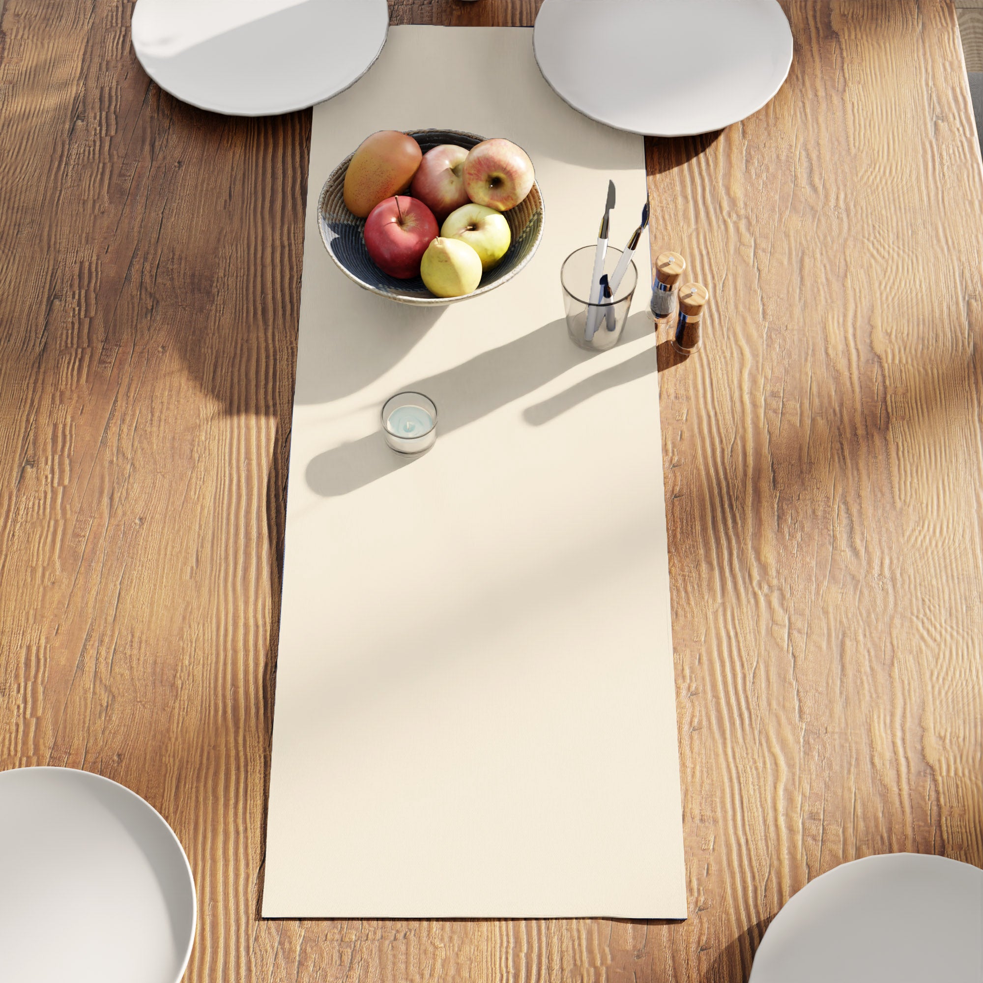 Cotton Natural Table Runner (Pack of 1)