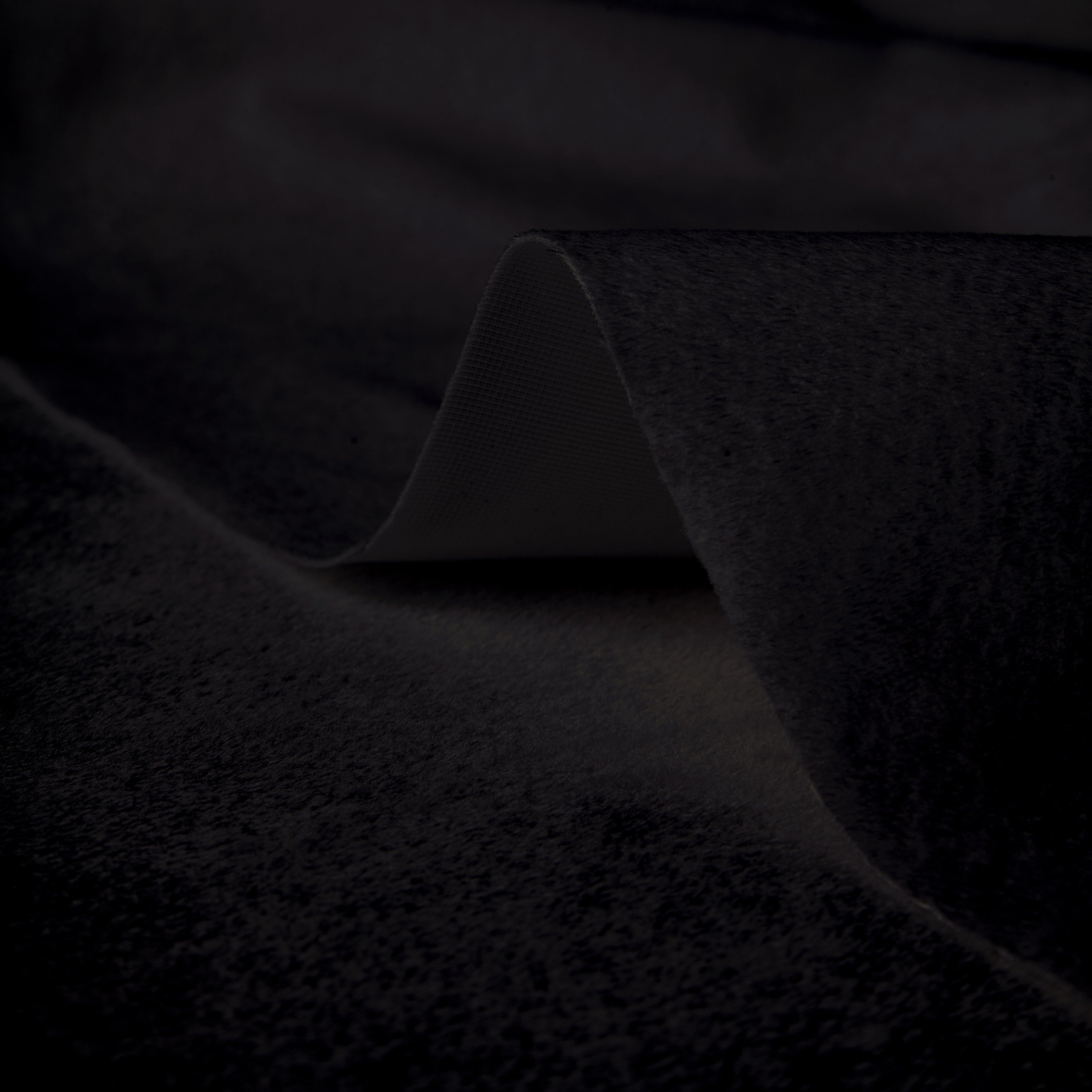 Velvet Black Fabric (Pack of 1)