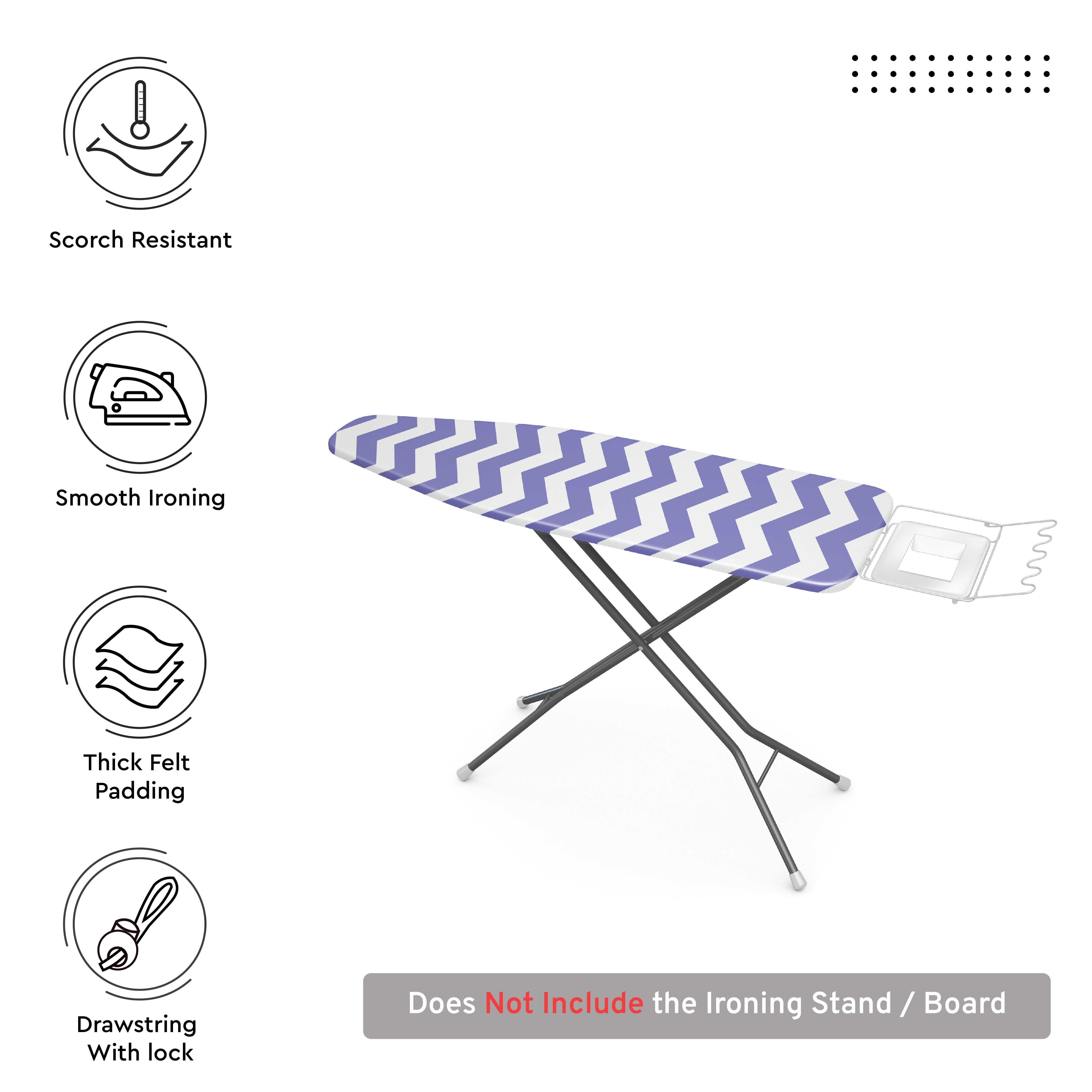 Zig Zag Peri Ironing Board Cover