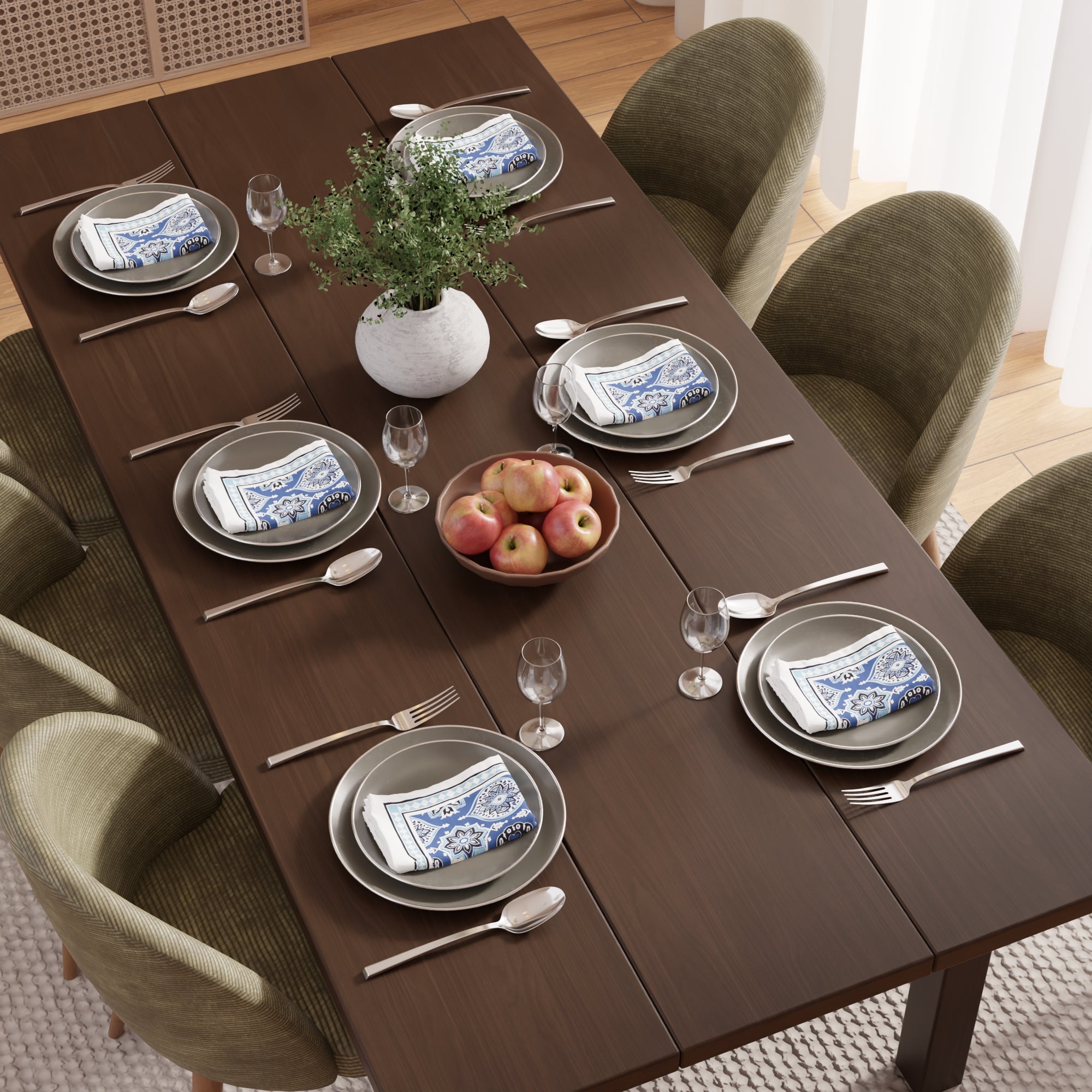 Cotton Indigo-03 Table Napkin